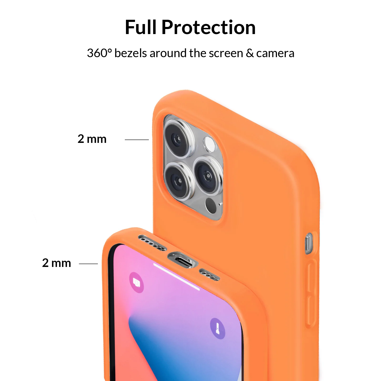 Bright Orange Silicone iPhone Case - Image 25