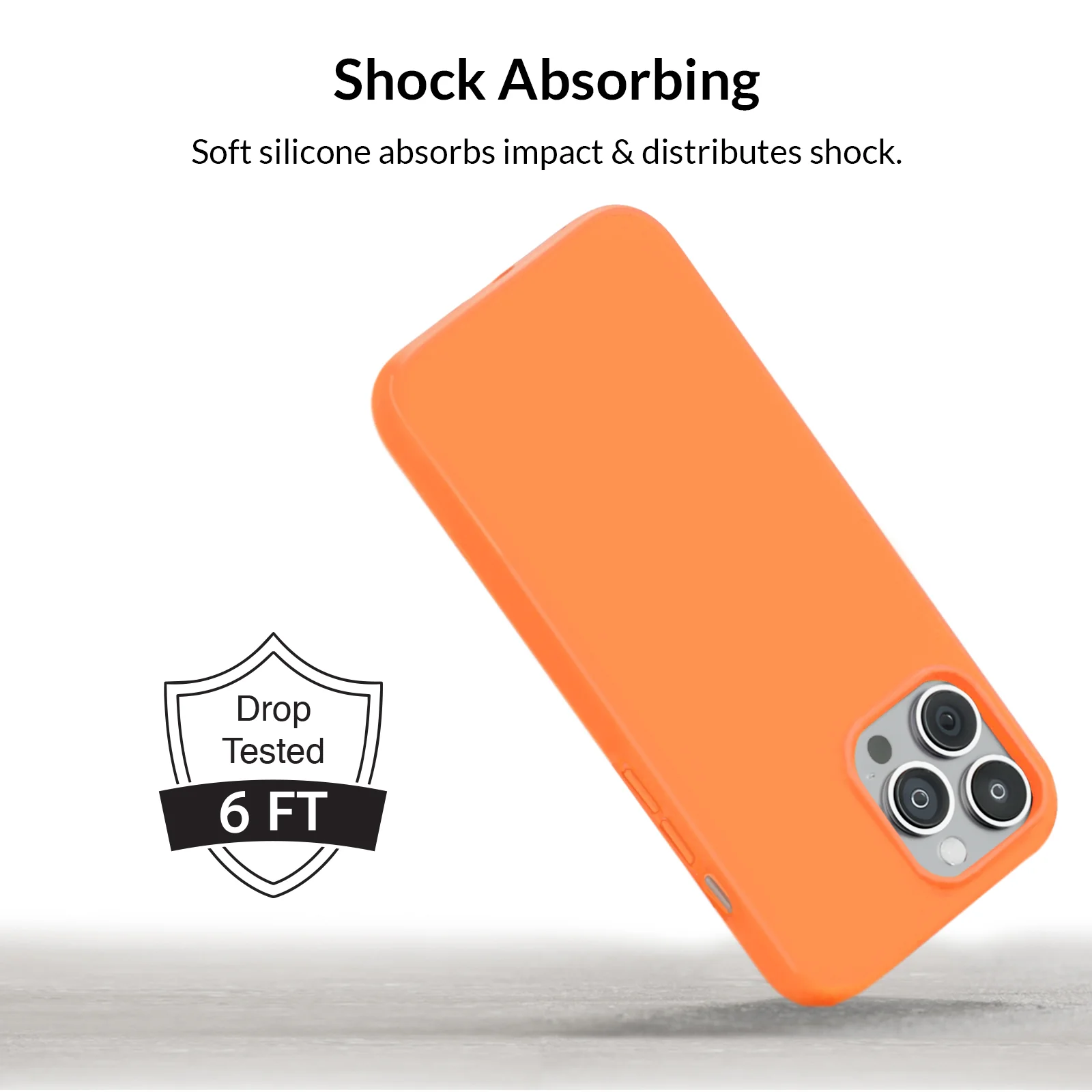 Bright Orange Silicone iPhone Case - Image 27
