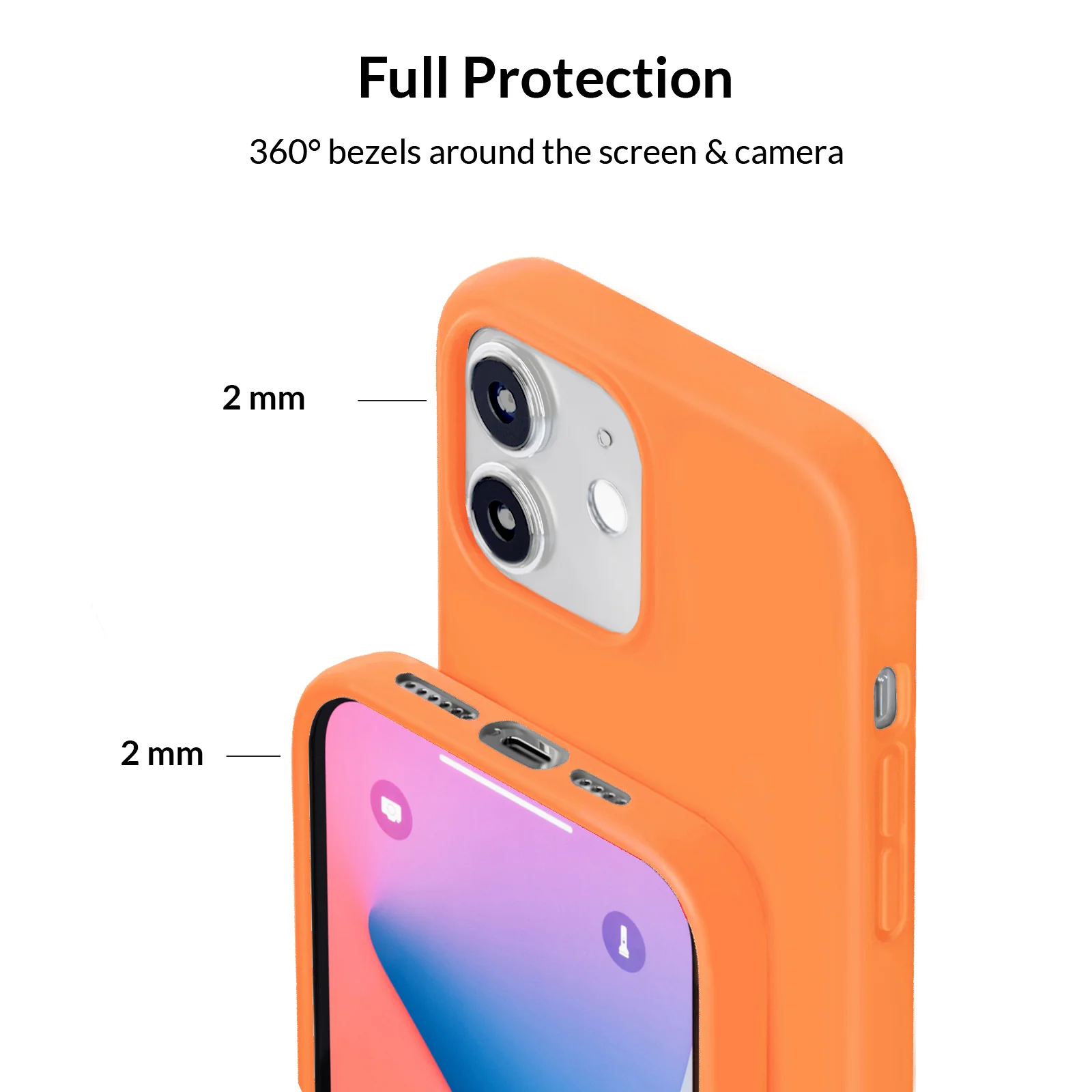 Bright Orange Silicone iPhone Case - Image 32