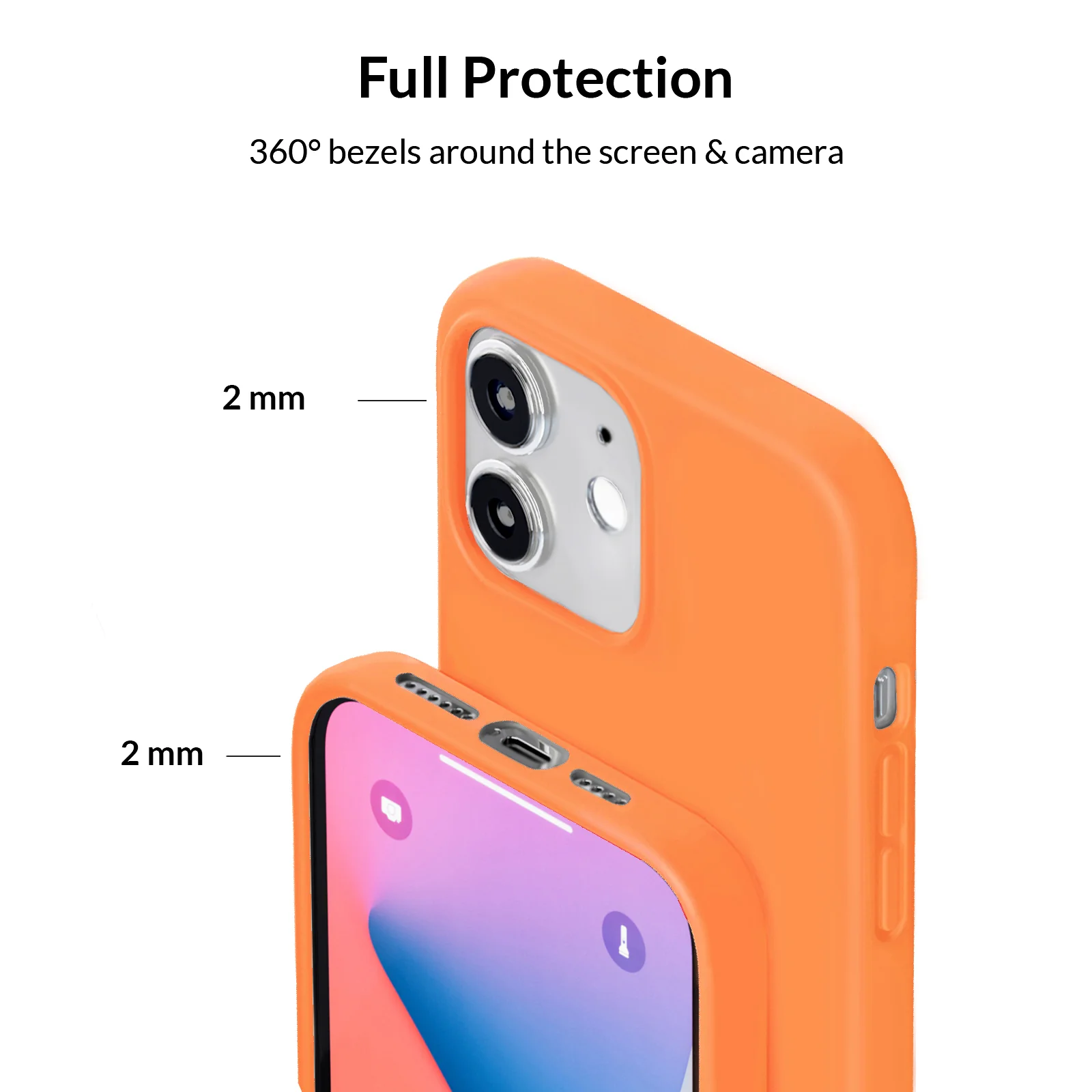 Bright Orange Silicone iPhone Case - Image 60