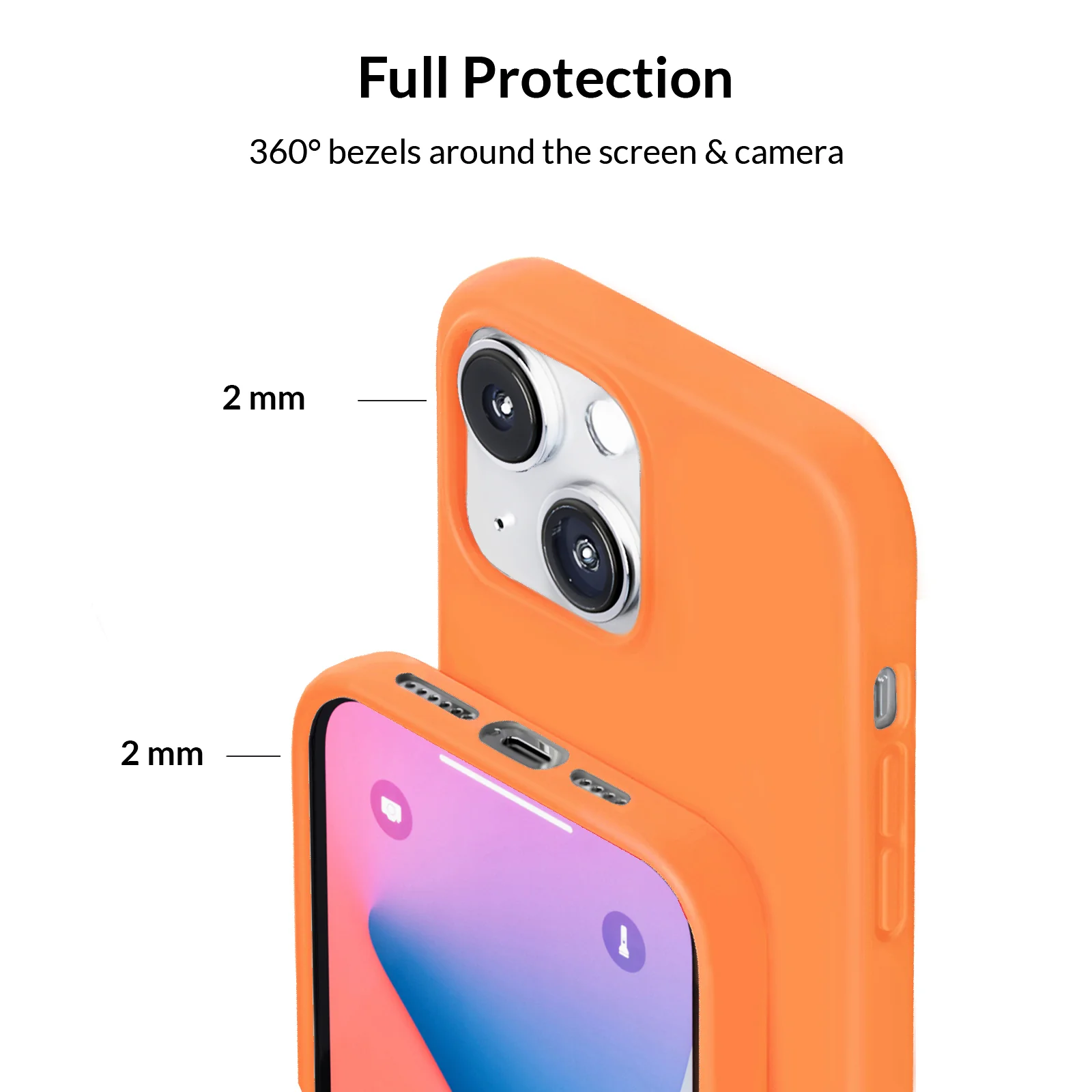 Bright Orange Silicone iPhone Case - Image 78