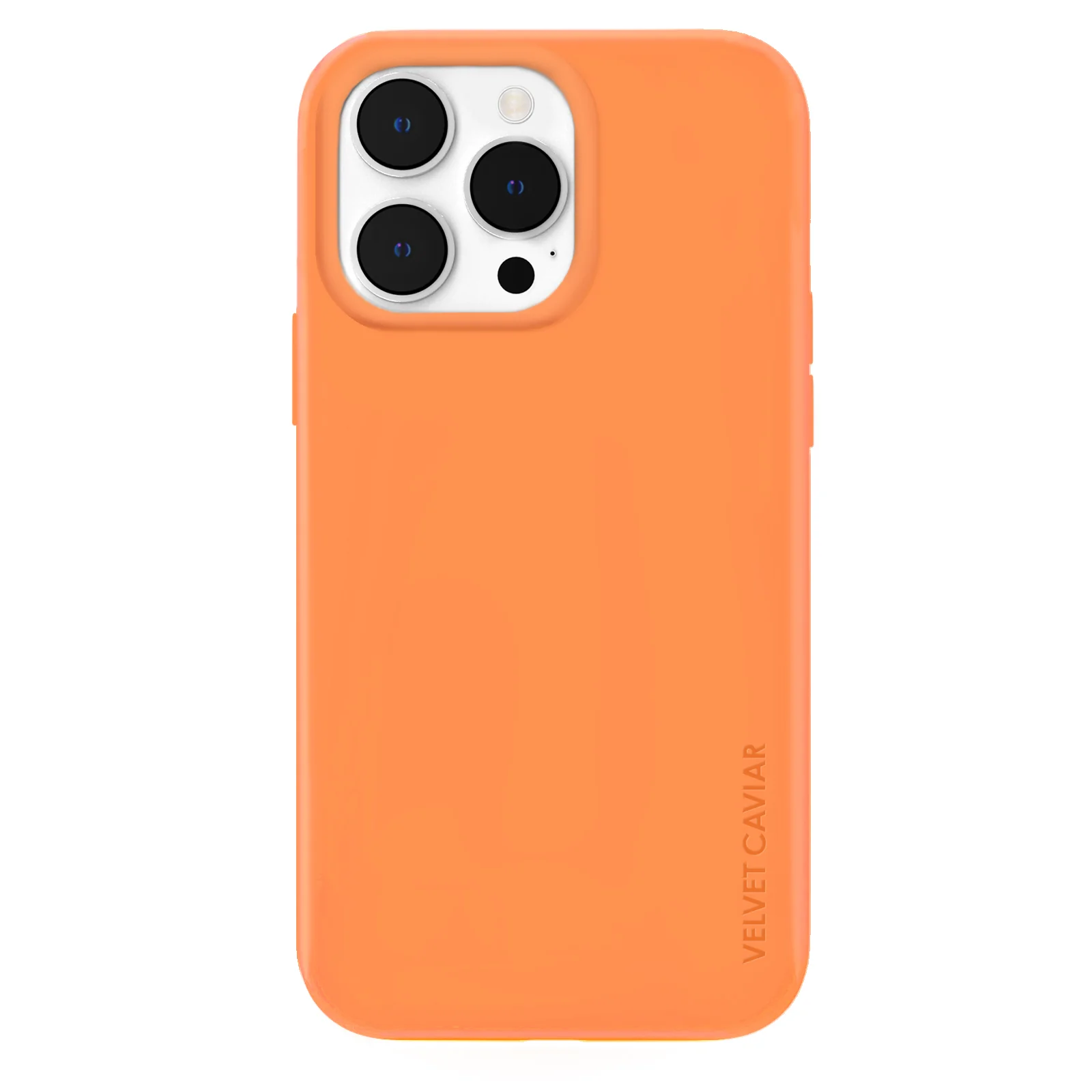 Bright Orange Silicone iPhone Case - Image 96