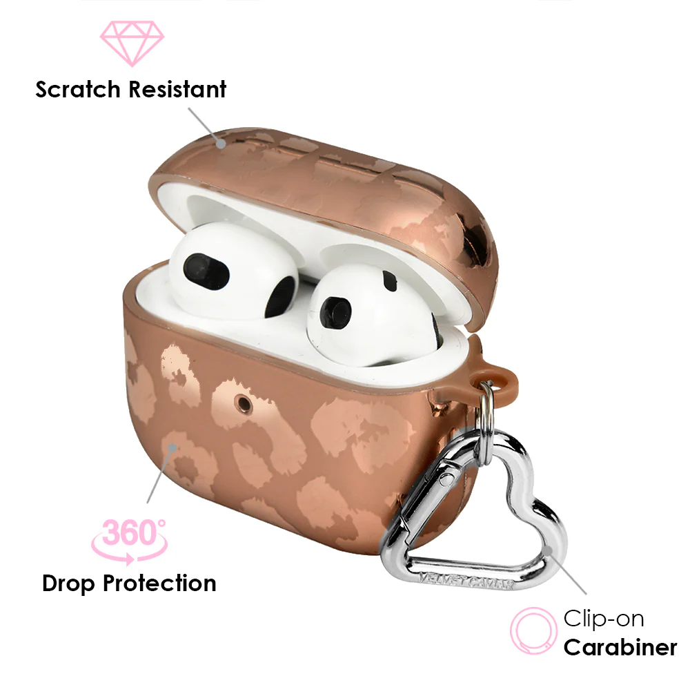 Bronze Chrome Leopard AirPod Case - Image 13
