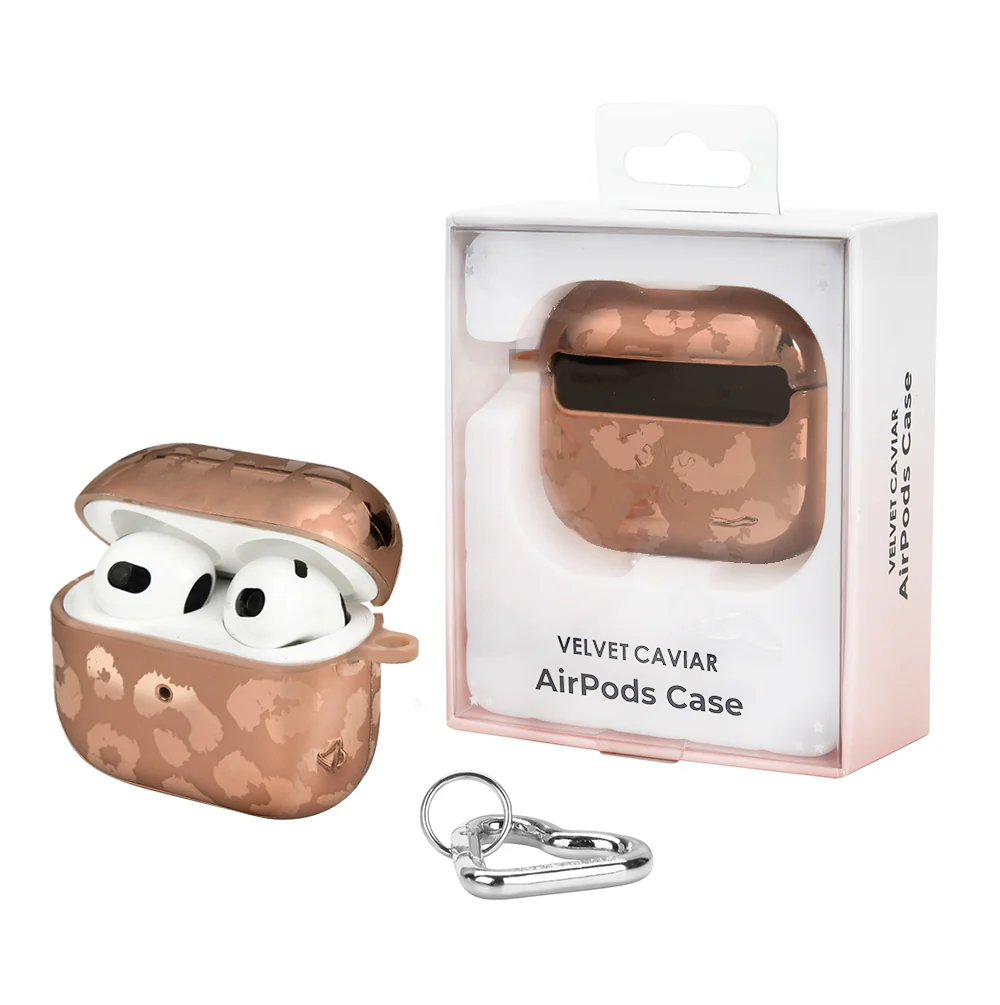 Bronze Chrome Leopard AirPod Case - Image 15
