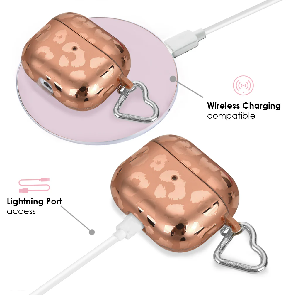 Bronze Chrome Leopard AirPod Case - Image 9