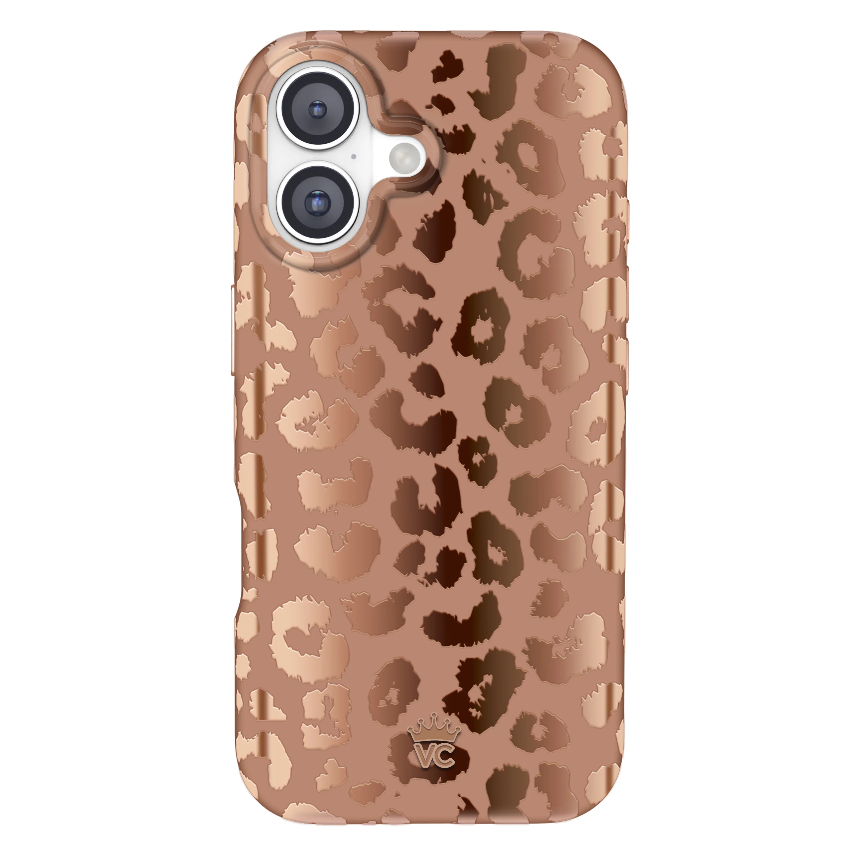 Bronze Chrome Leopard iPhone Case - Image 122