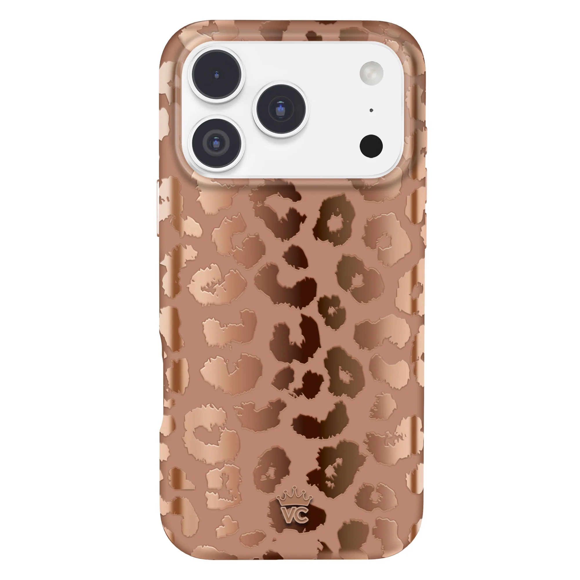 Bronze Chrome Leopard iPhone Case - Image 127
