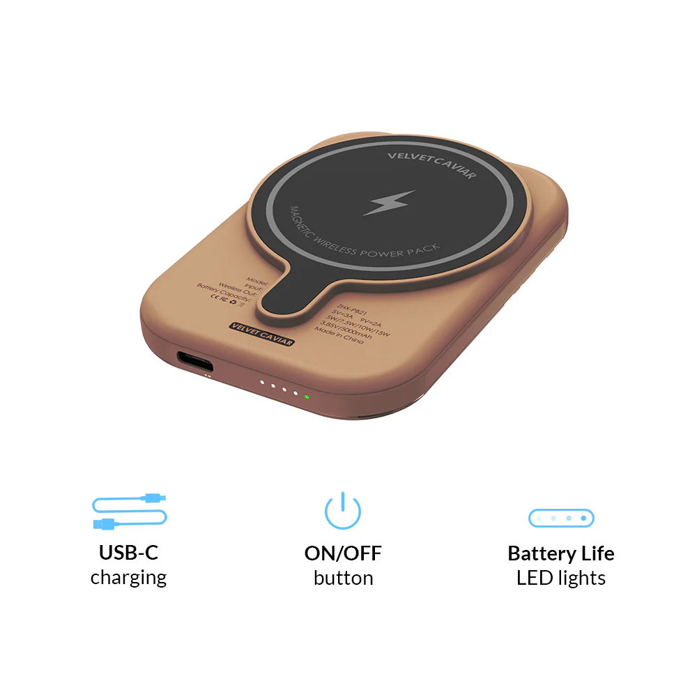 Bronze Leopard MagSafe Battery Power Pack - Image 6