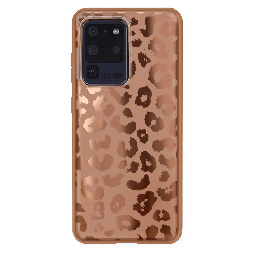 Bronze Chrome Leopard Samsung Case - Image 11