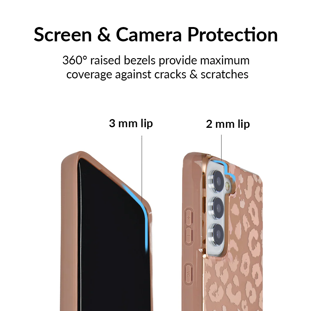 Bronze Chrome Leopard Samsung Case - Image 22