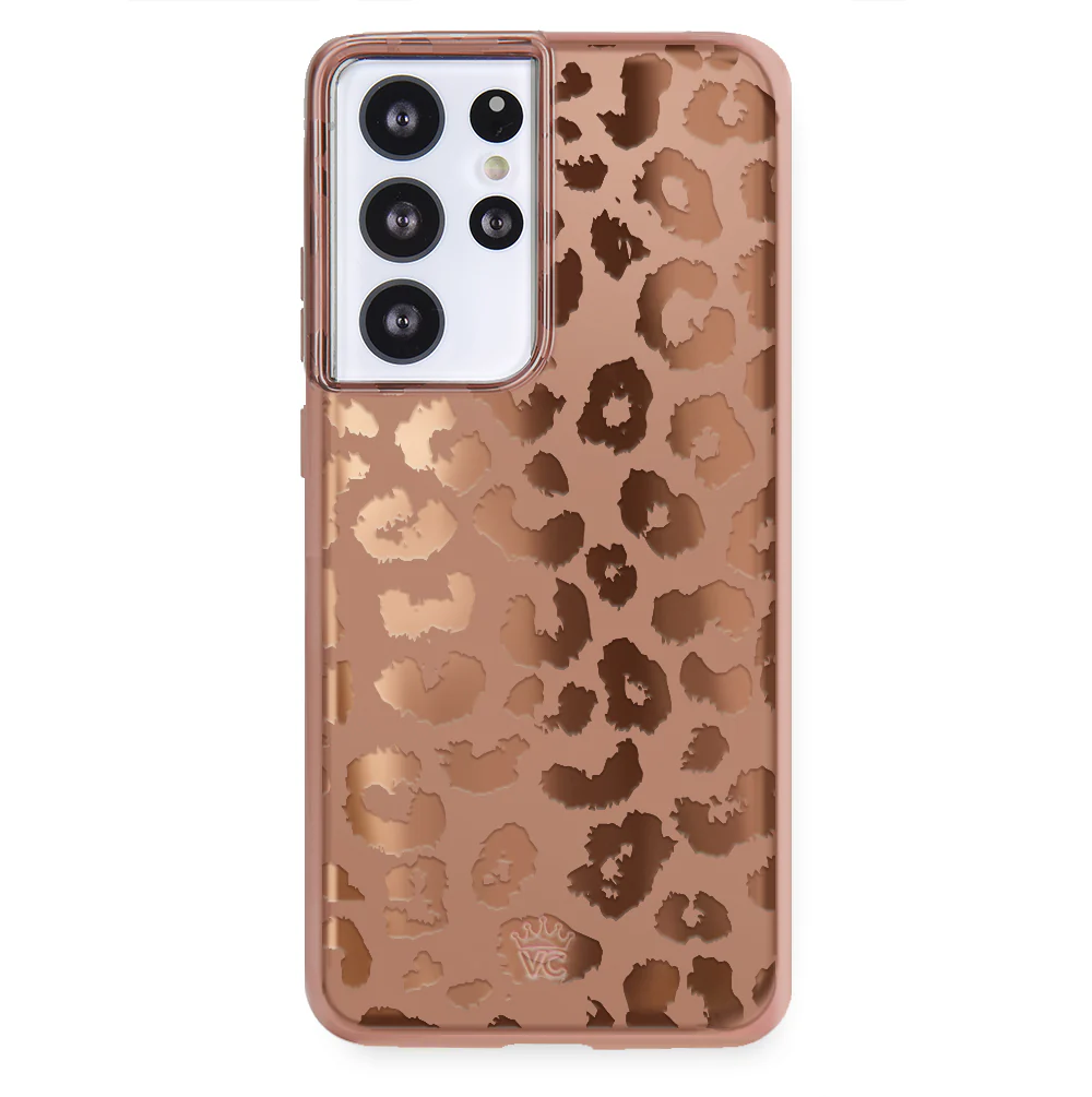 Bronze Chrome Leopard Samsung Case - Image 25