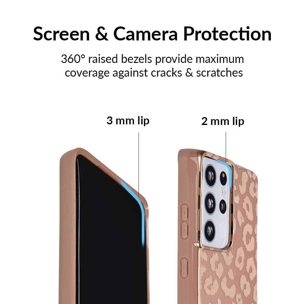 Bronze Chrome Leopard Samsung Case - Image 26