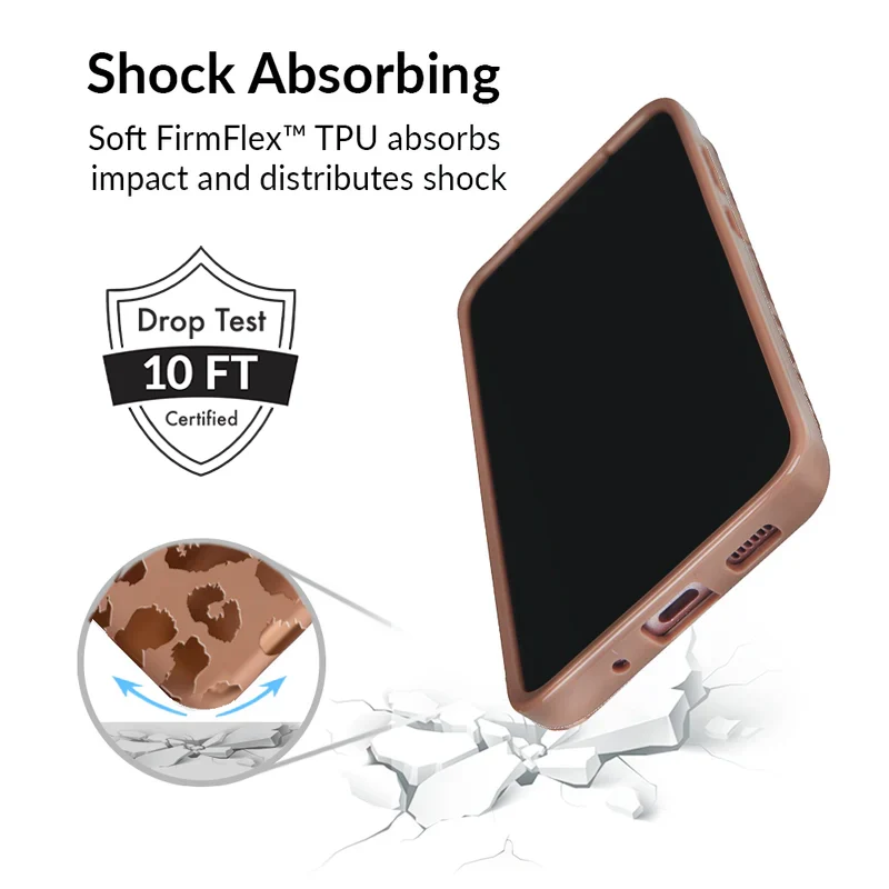 Bronze Chrome Leopard Samsung Case - Image 3