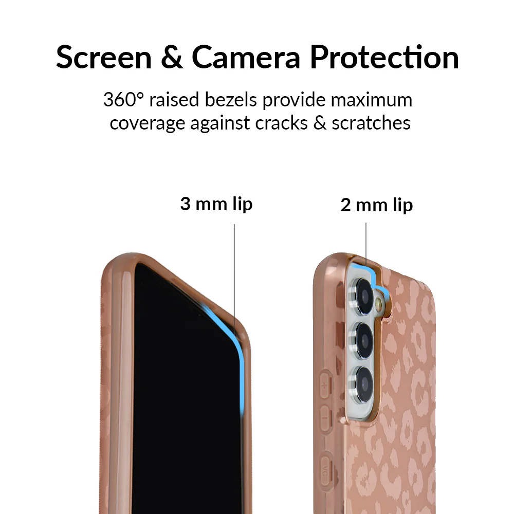 Bronze Chrome Leopard Samsung Case - Image 36