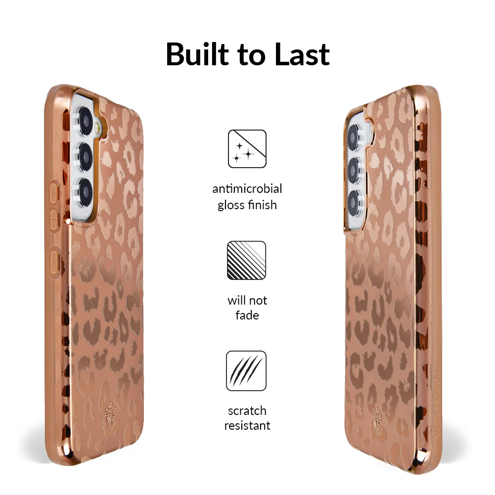 Bronze Chrome Leopard Samsung Case - Image 37