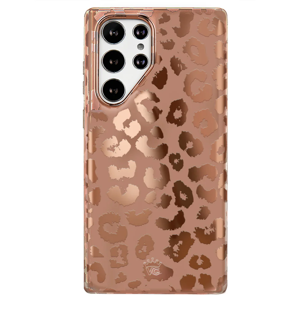 Bronze Chrome Leopard Samsung Case - Image 40