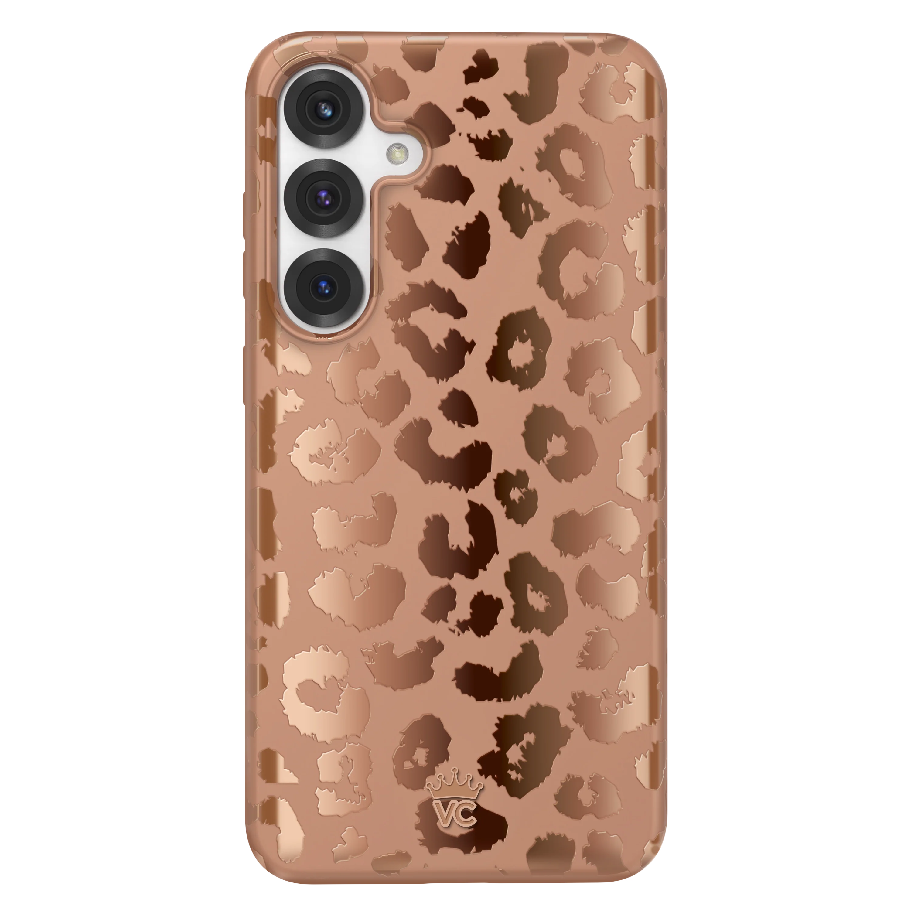 Bronze Chrome Leopard Samsung Case - Image 66