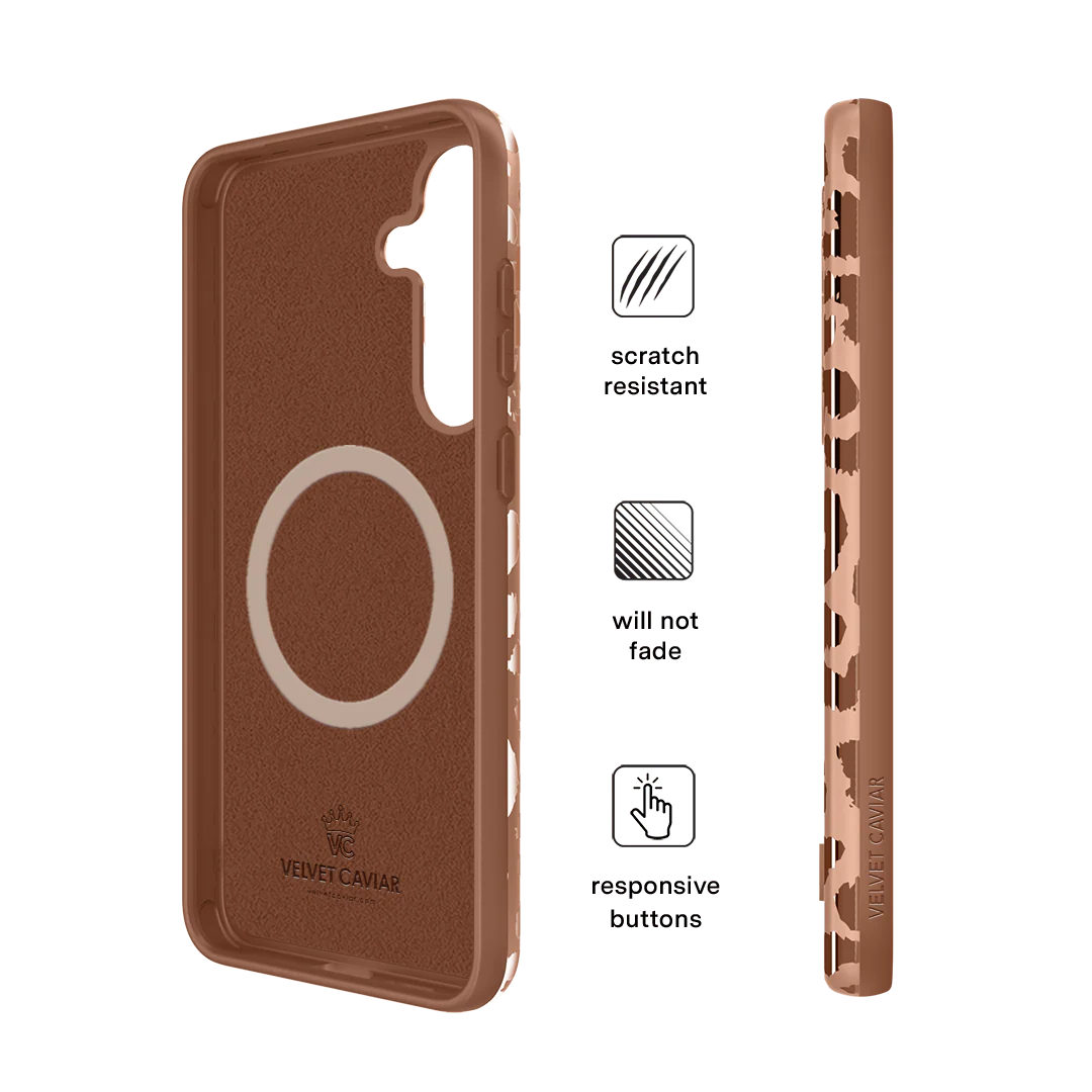 Bronze Chrome Leopard Samsung Case - Image 70