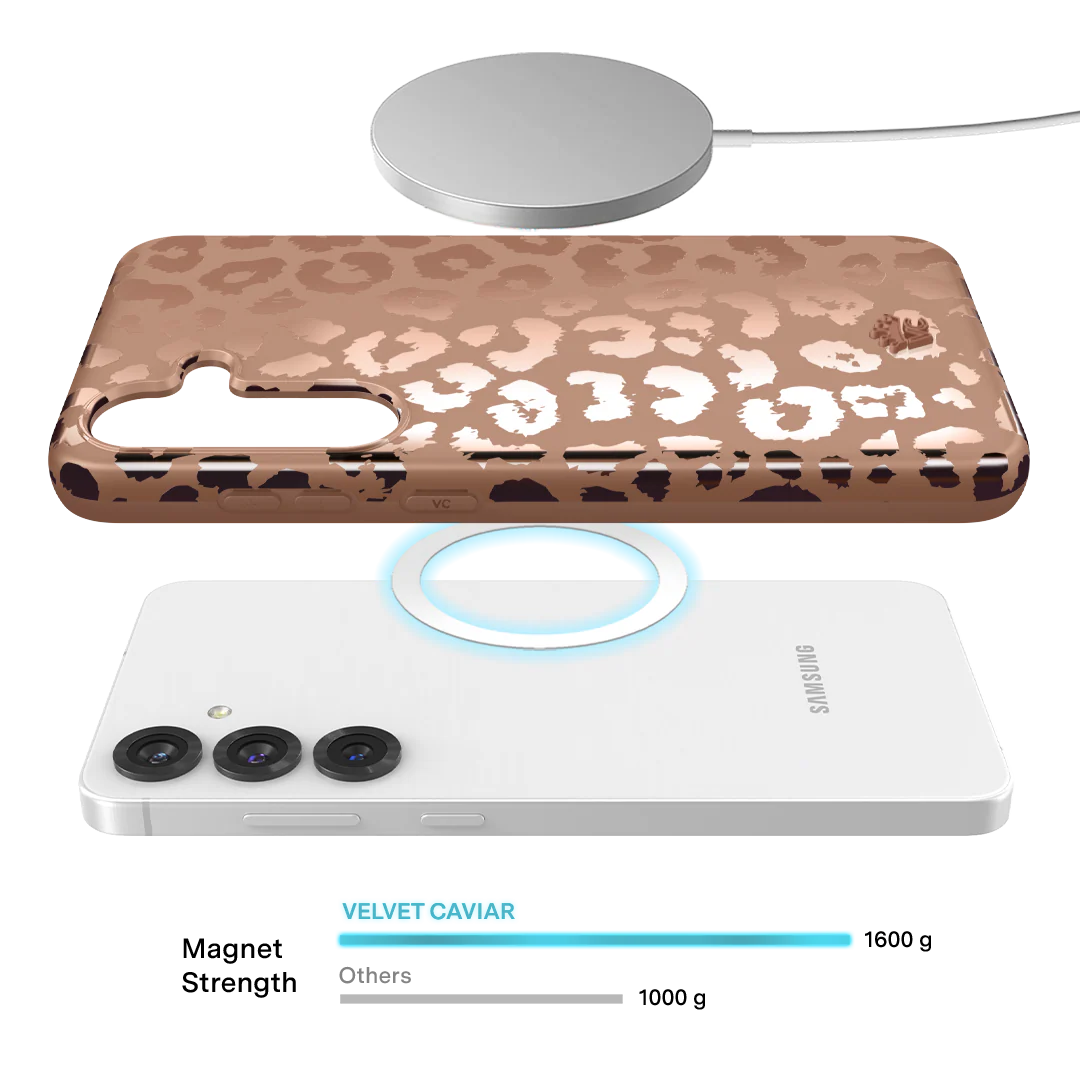 Bronze Chrome Leopard Samsung Case - Image 73