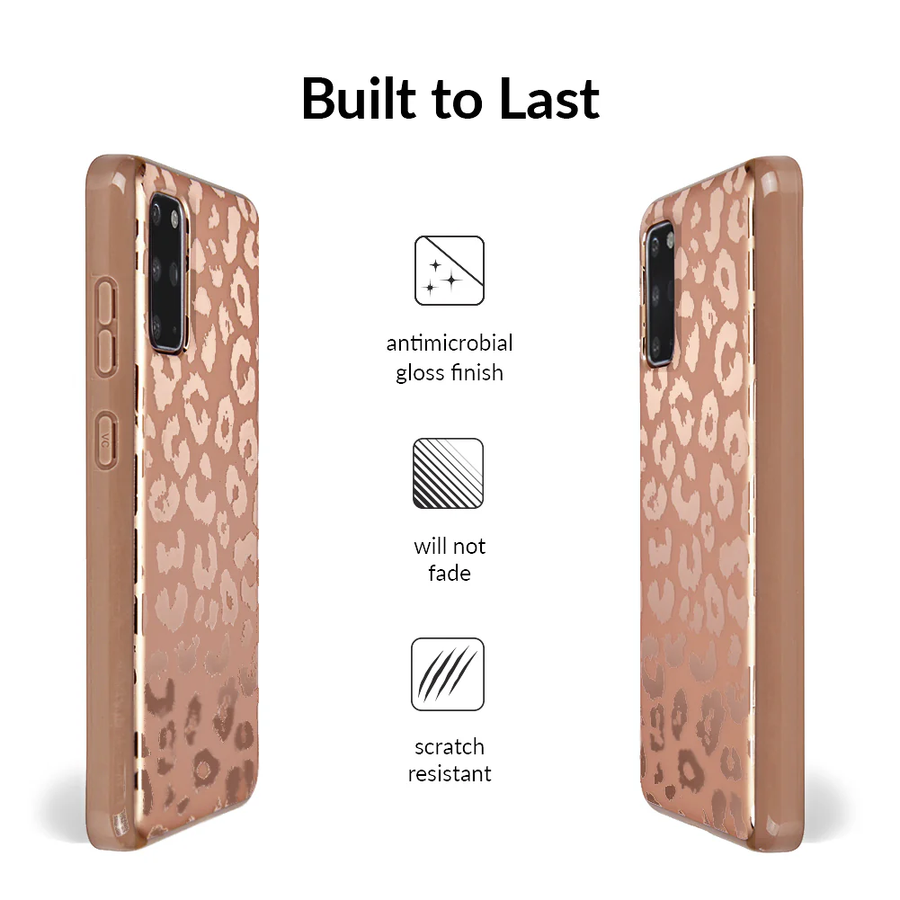 Bronze Chrome Leopard Samsung Case - Image 8