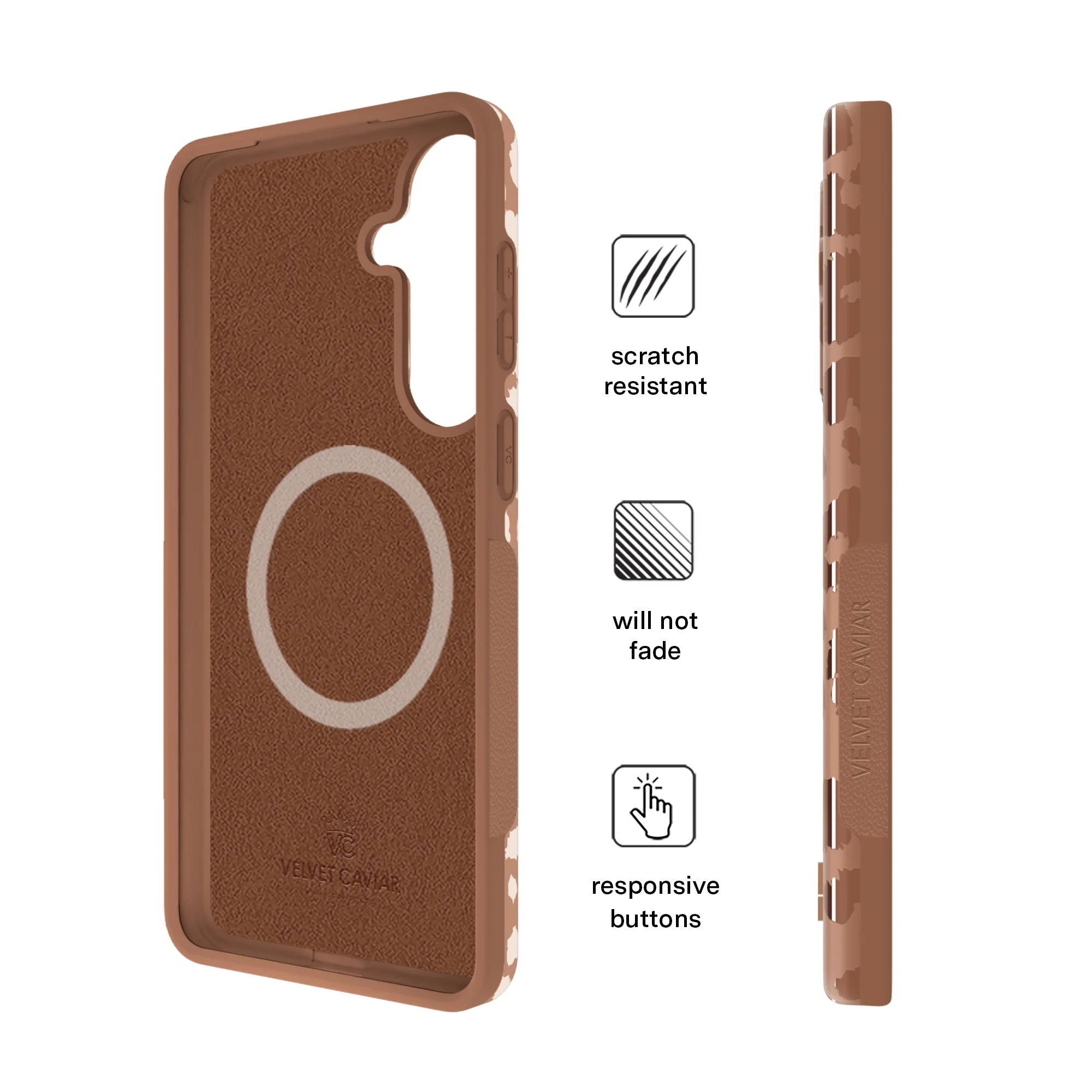 Bronze Chrome Leopard Samsung Case - Image 80