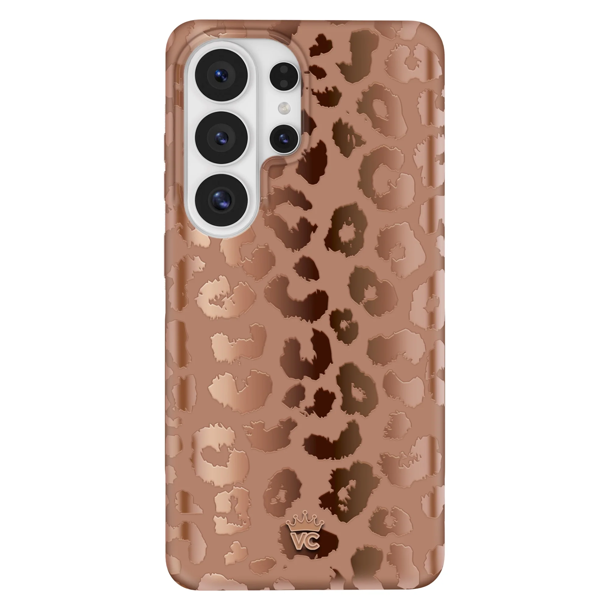 Bronze Chrome Leopard Samsung Case - Image 86