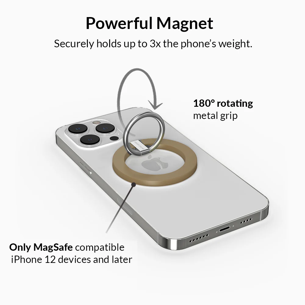 Brown MagSafe Grip Ring - Image 3