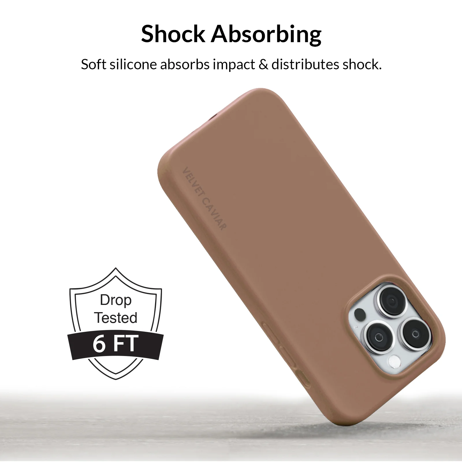 Brown Silicone iPhone Case - Image 101