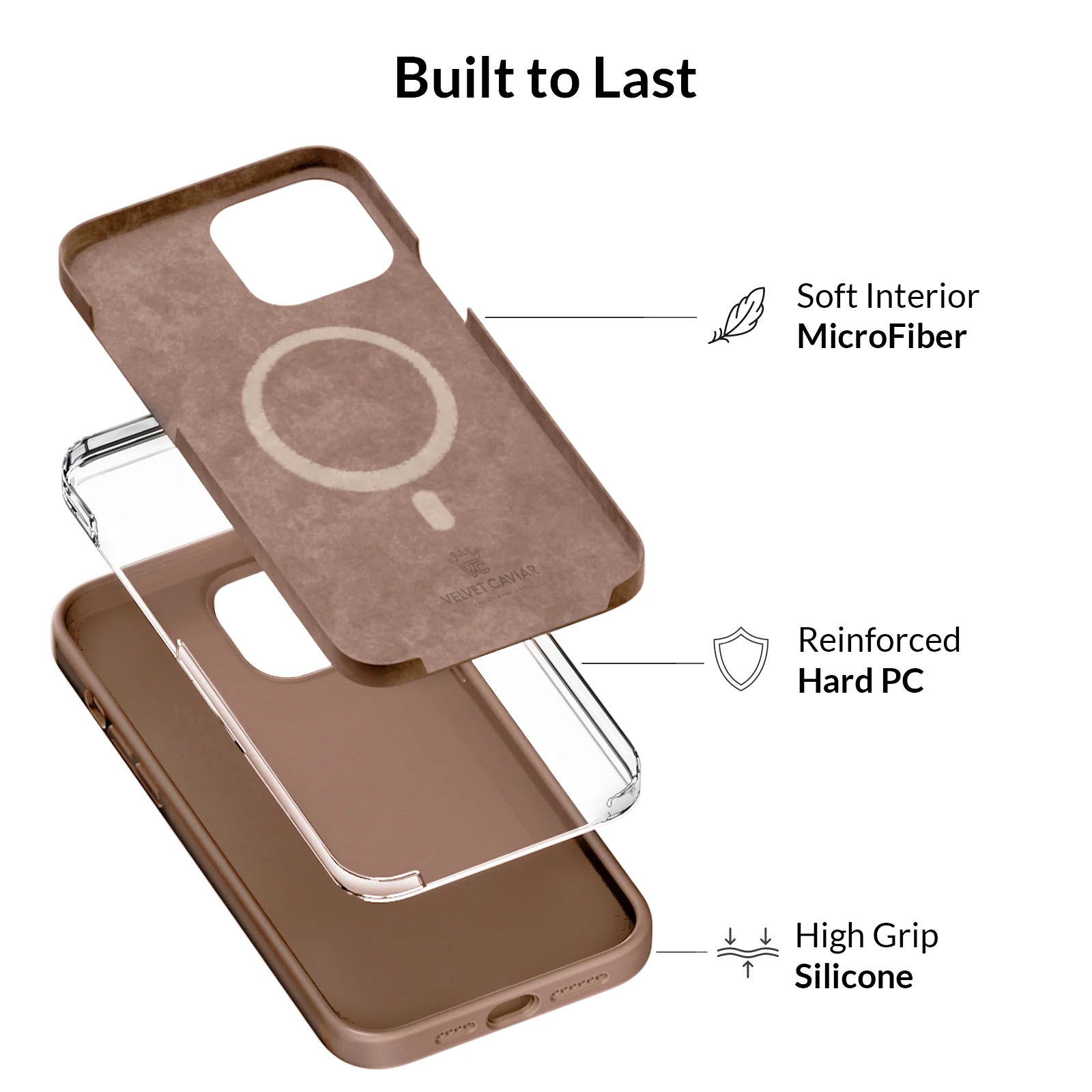 Brown Silicone iPhone Case - Image 21