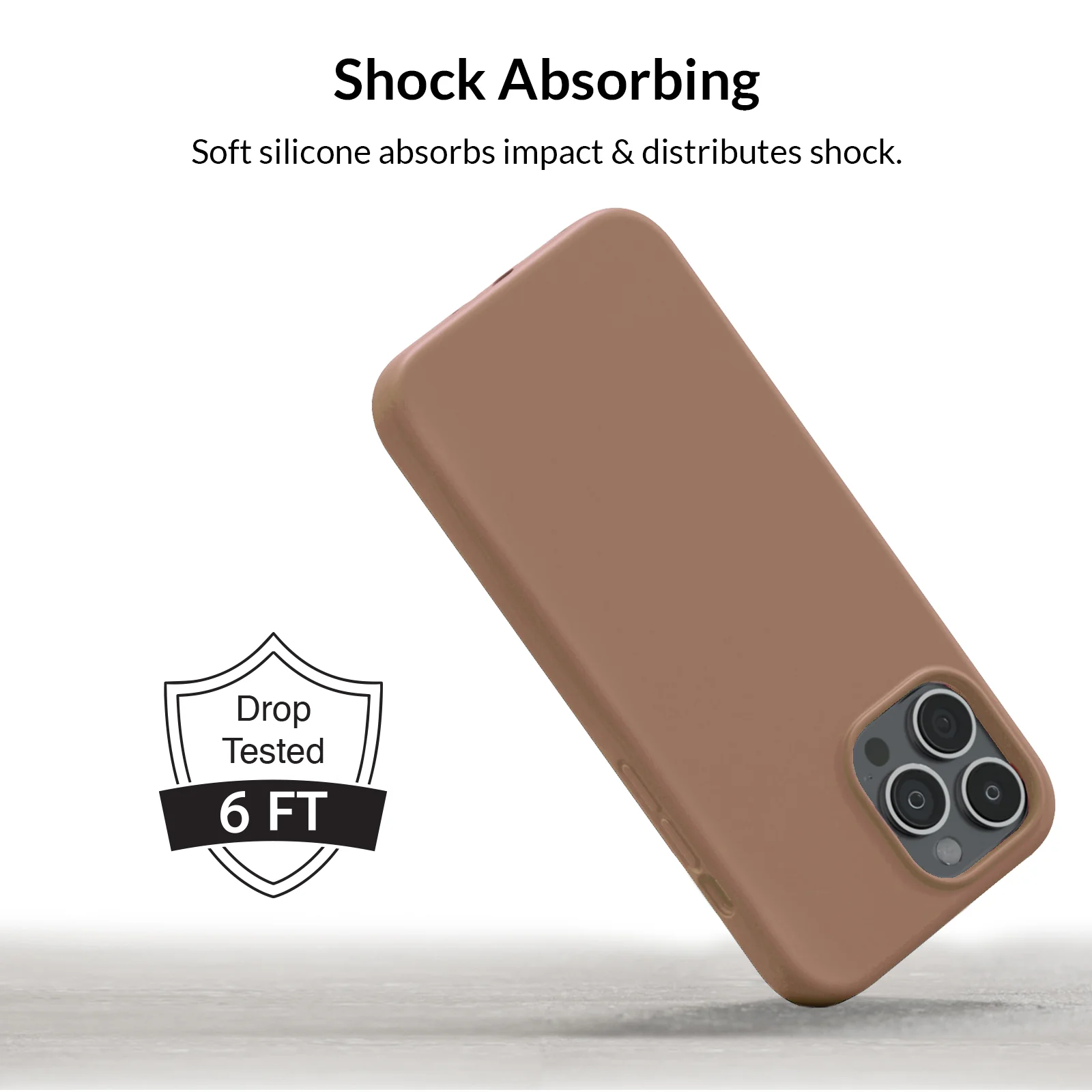 Brown Silicone iPhone Case - Image 27