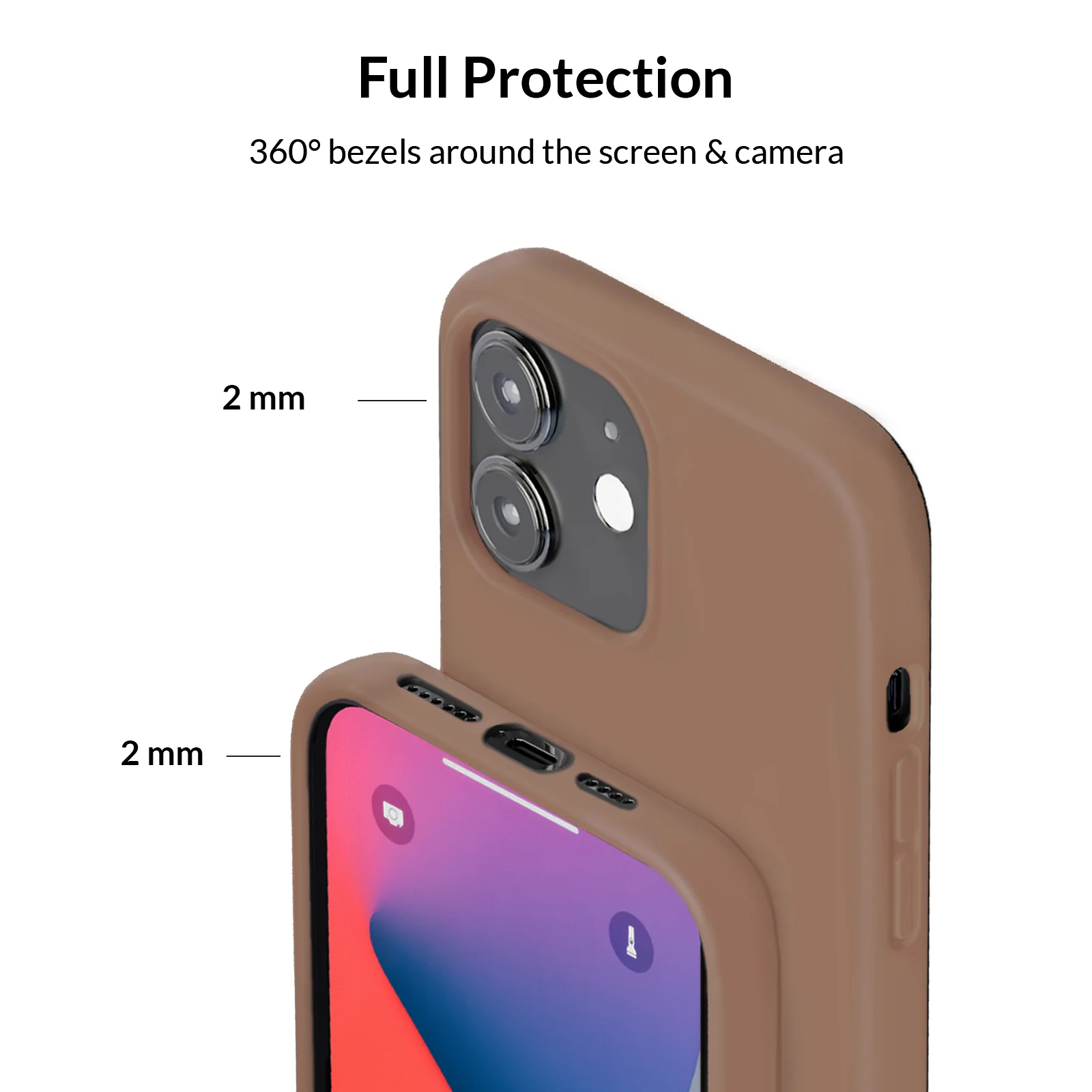 Brown Silicone iPhone Case - Image 46