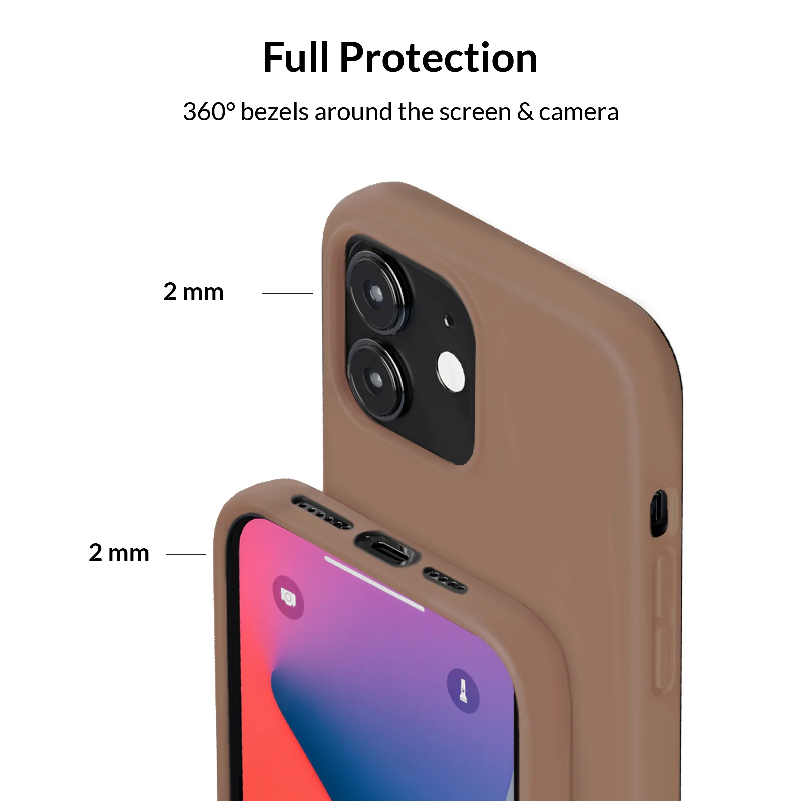 Brown Silicone iPhone Case - Image 60