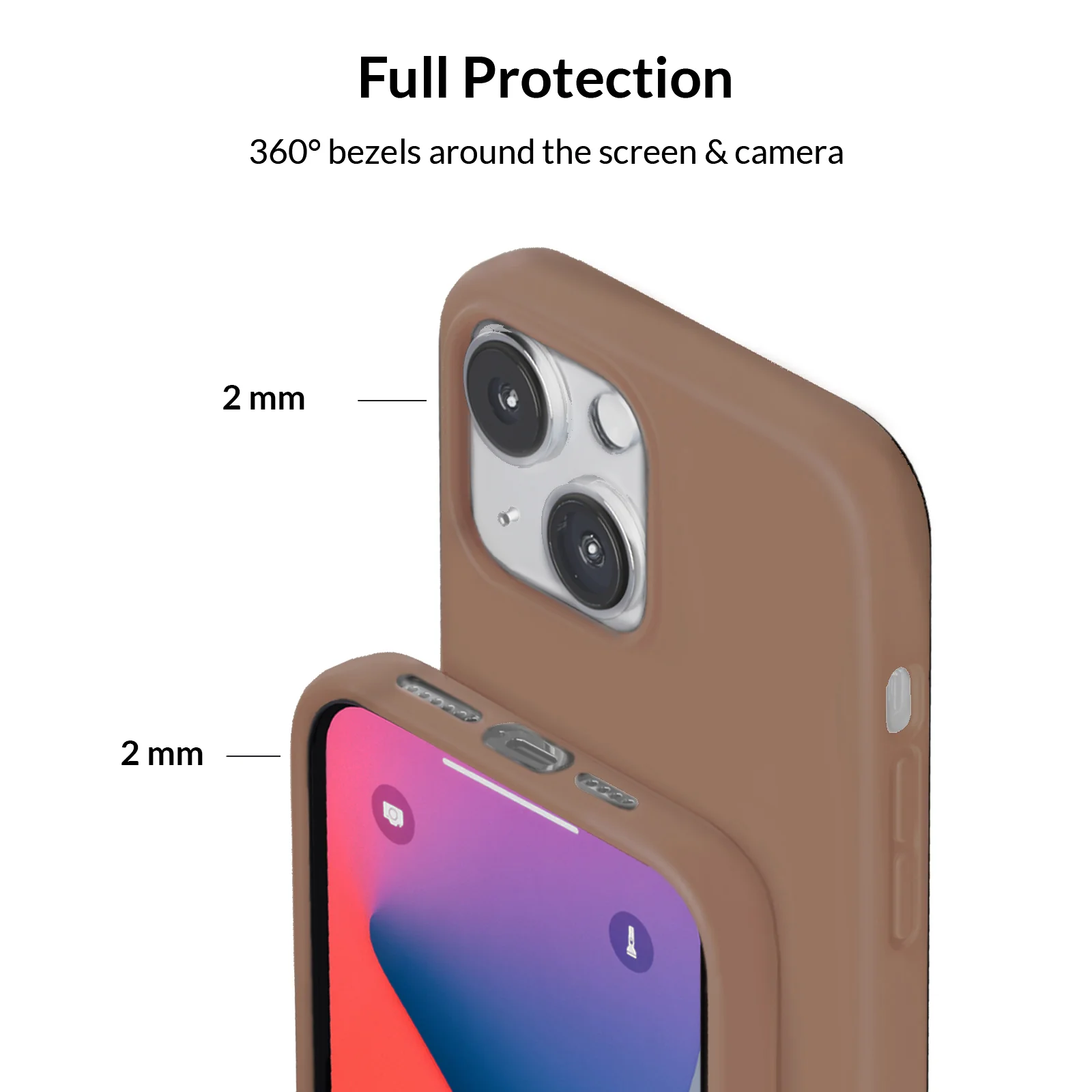 Brown Silicone iPhone Case - Image 78
