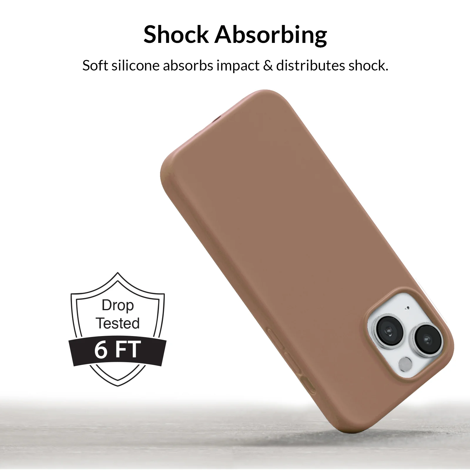 Brown Silicone iPhone Case - Image 87