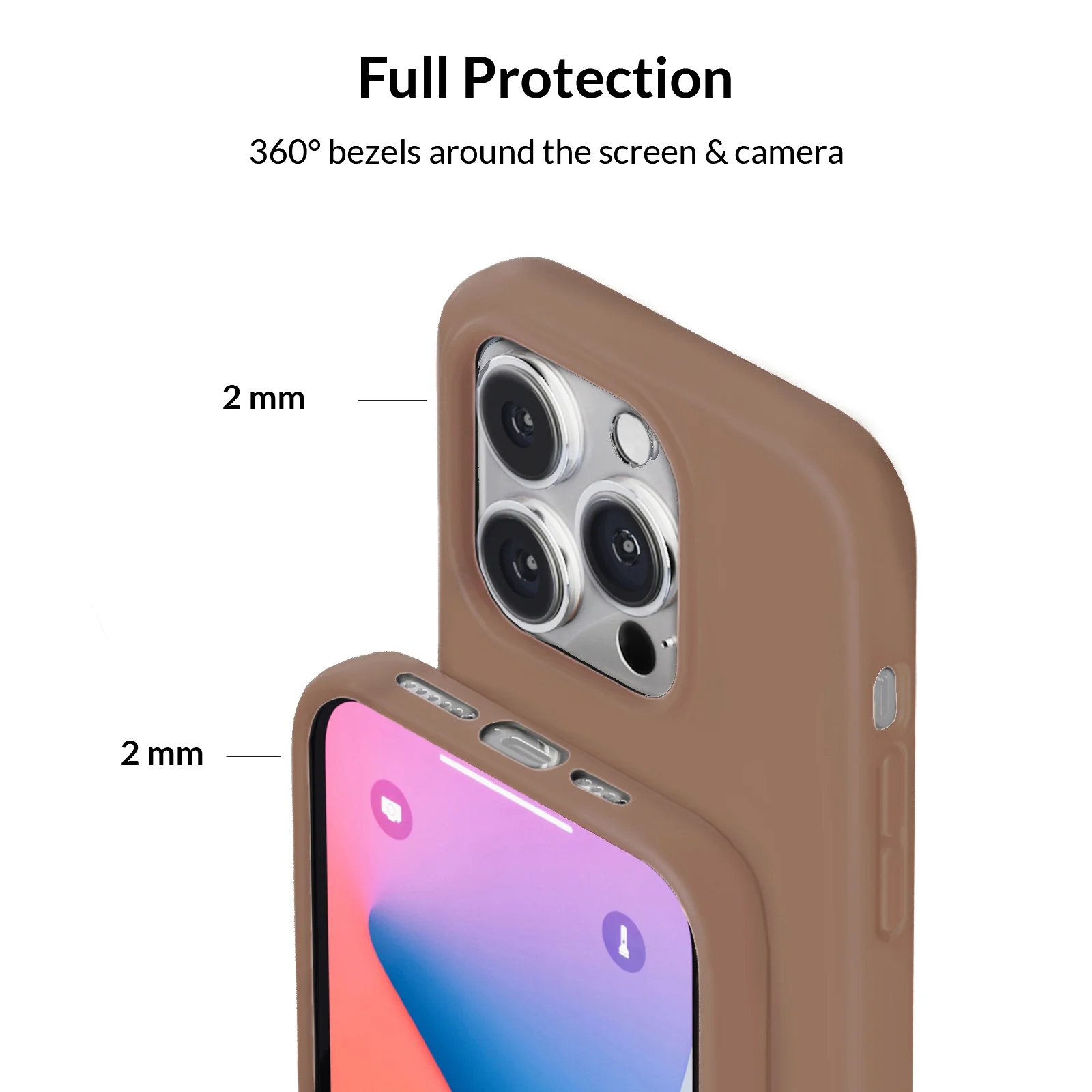 Brown Silicone iPhone Case - Image 99