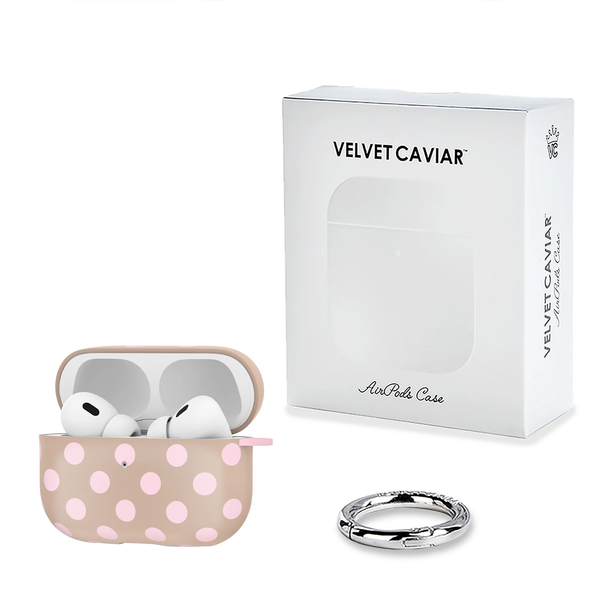 Brown Sugar Polka Dot AirPod Case - Image 20