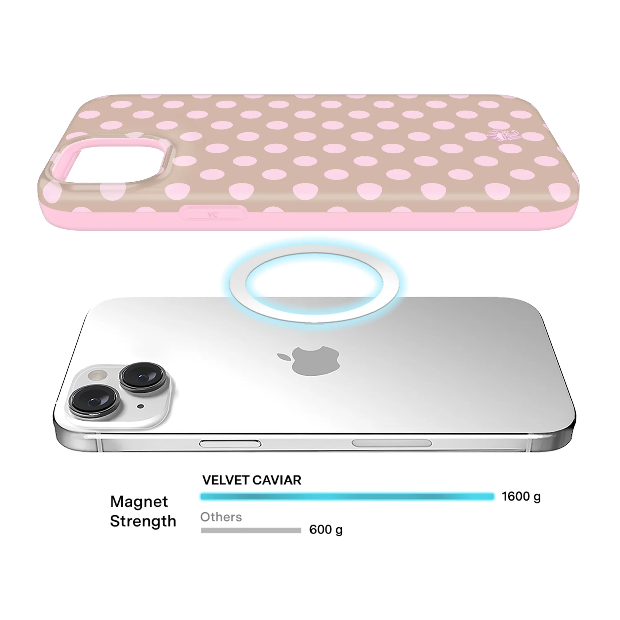 Brown Sugar Polka Dot iPhone Case - Image 39