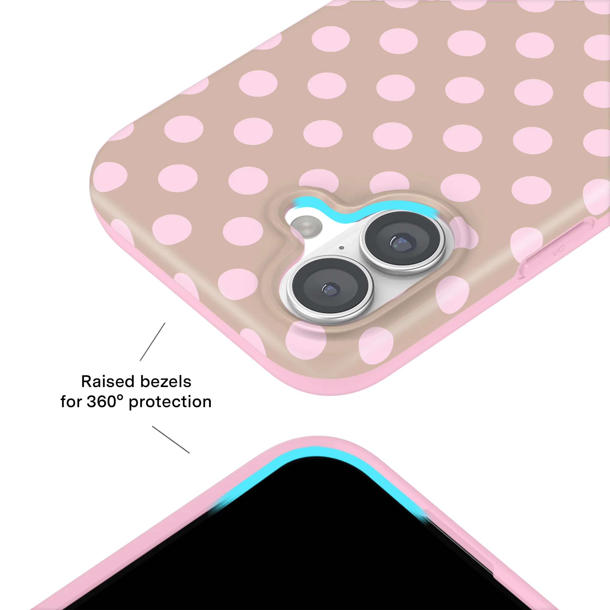 Brown Sugar Polka Dot iPhone Case - Image 43