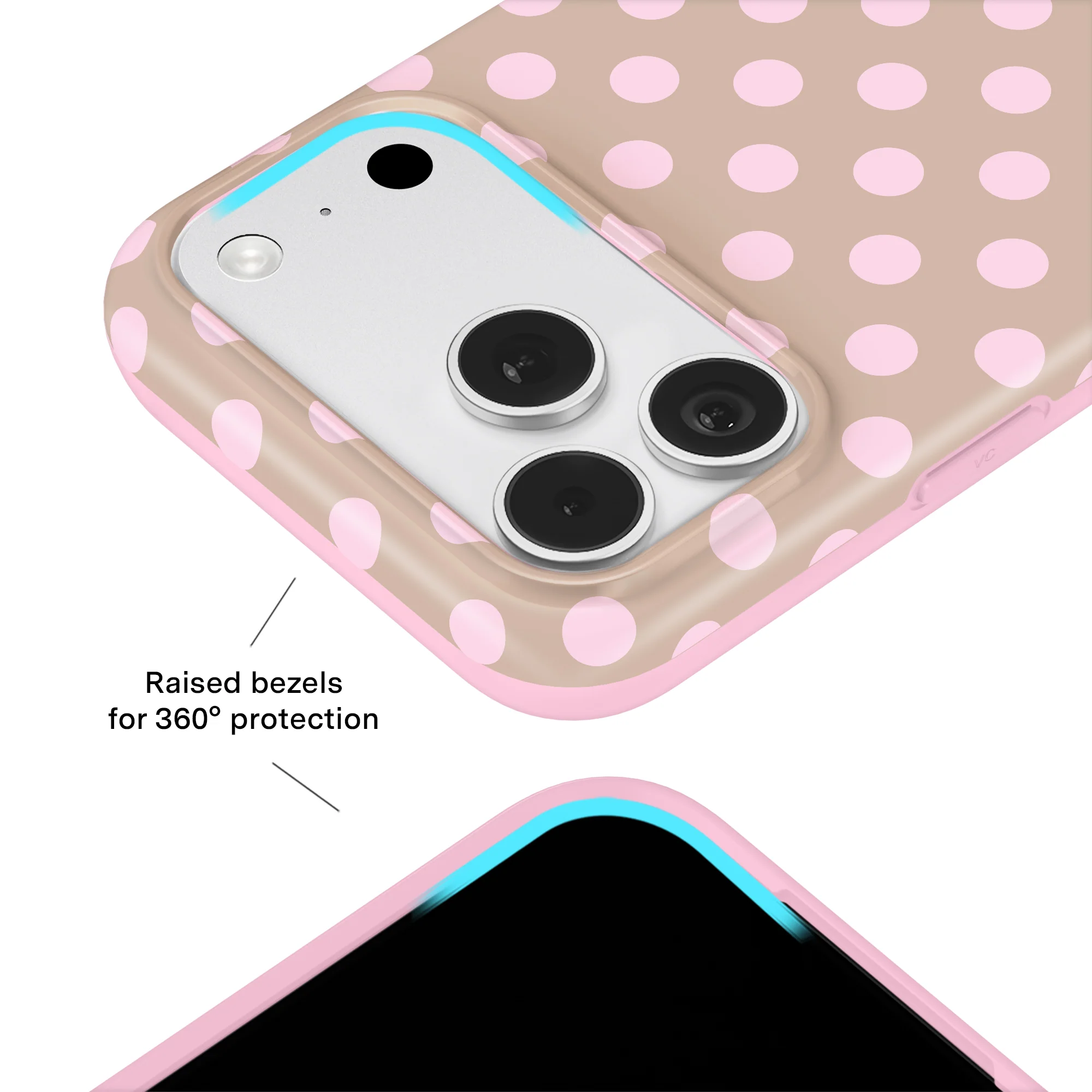 Brown Sugar Polka Dot iPhone Case - Image 68