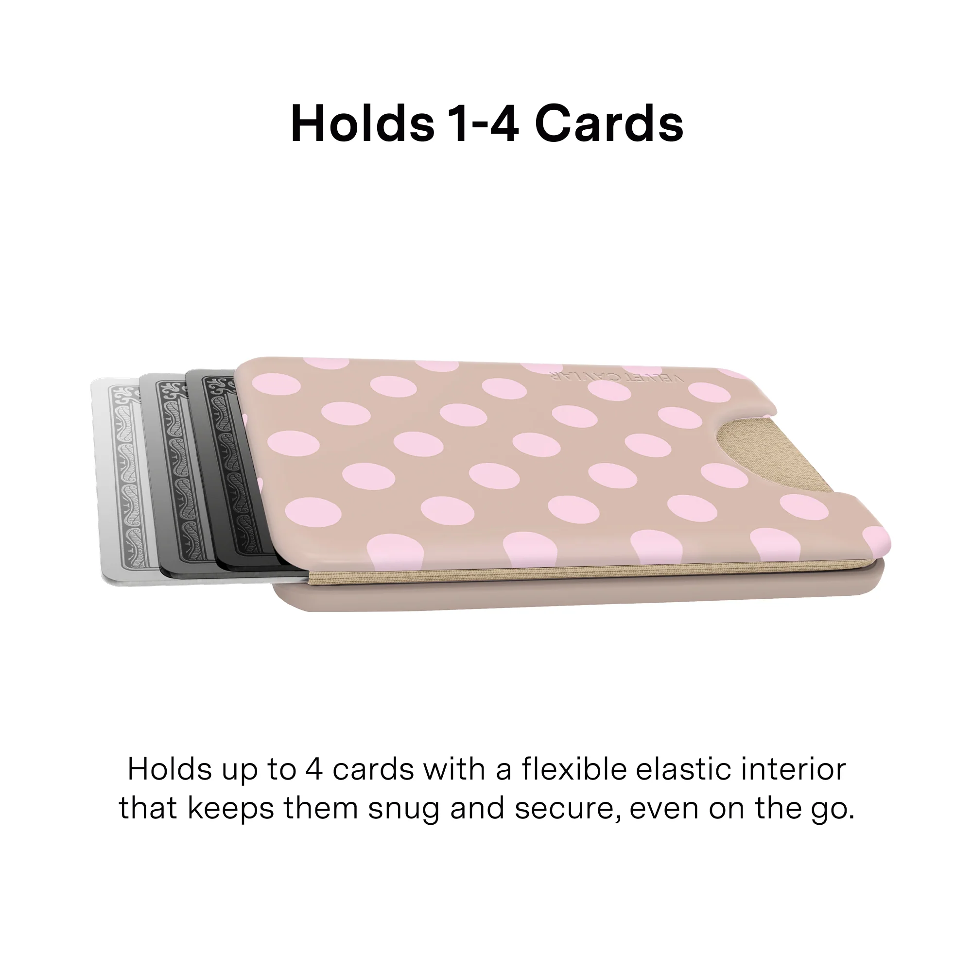Brown Sugar Polka Dot MagSafe Wallet - Image 3
