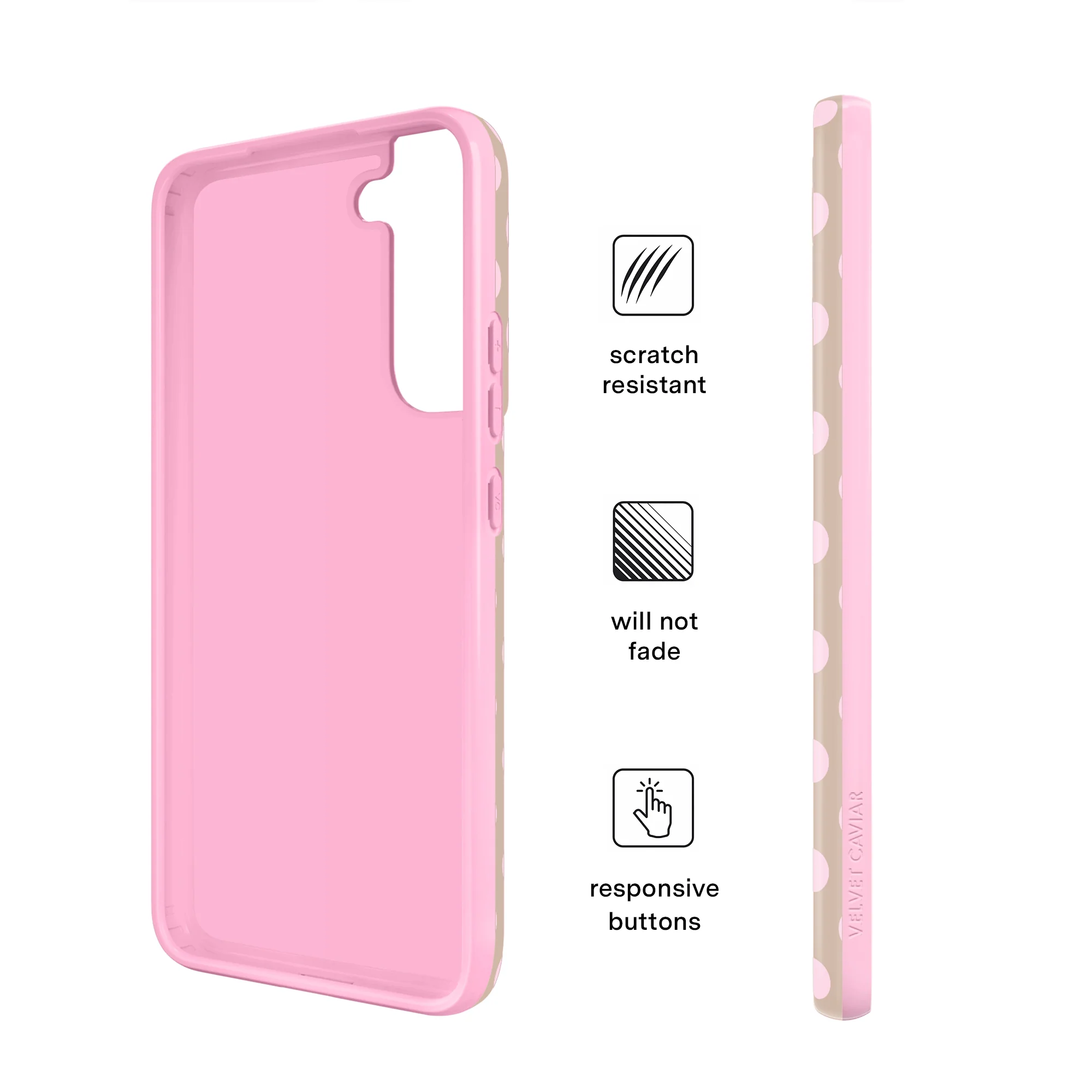 Brown Sugar Polka Dot Samsung Case - Image 10