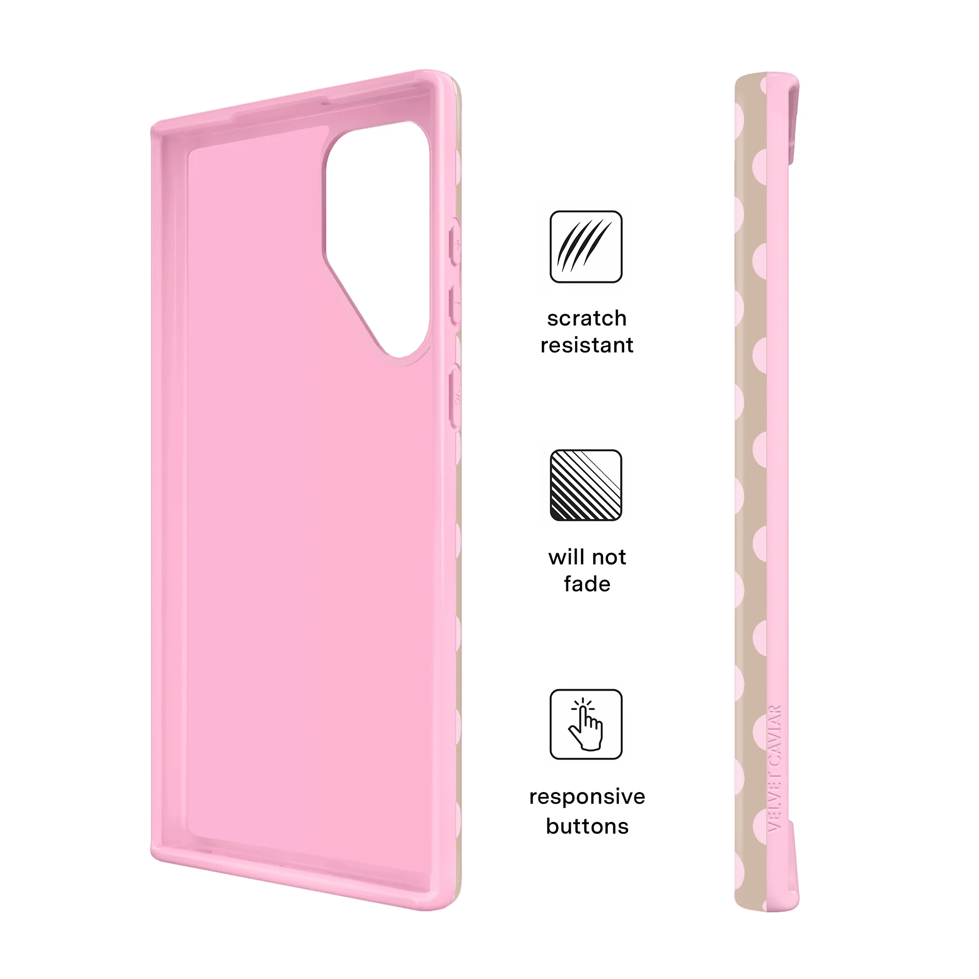 Brown Sugar Polka Dot Samsung Case - Image 15