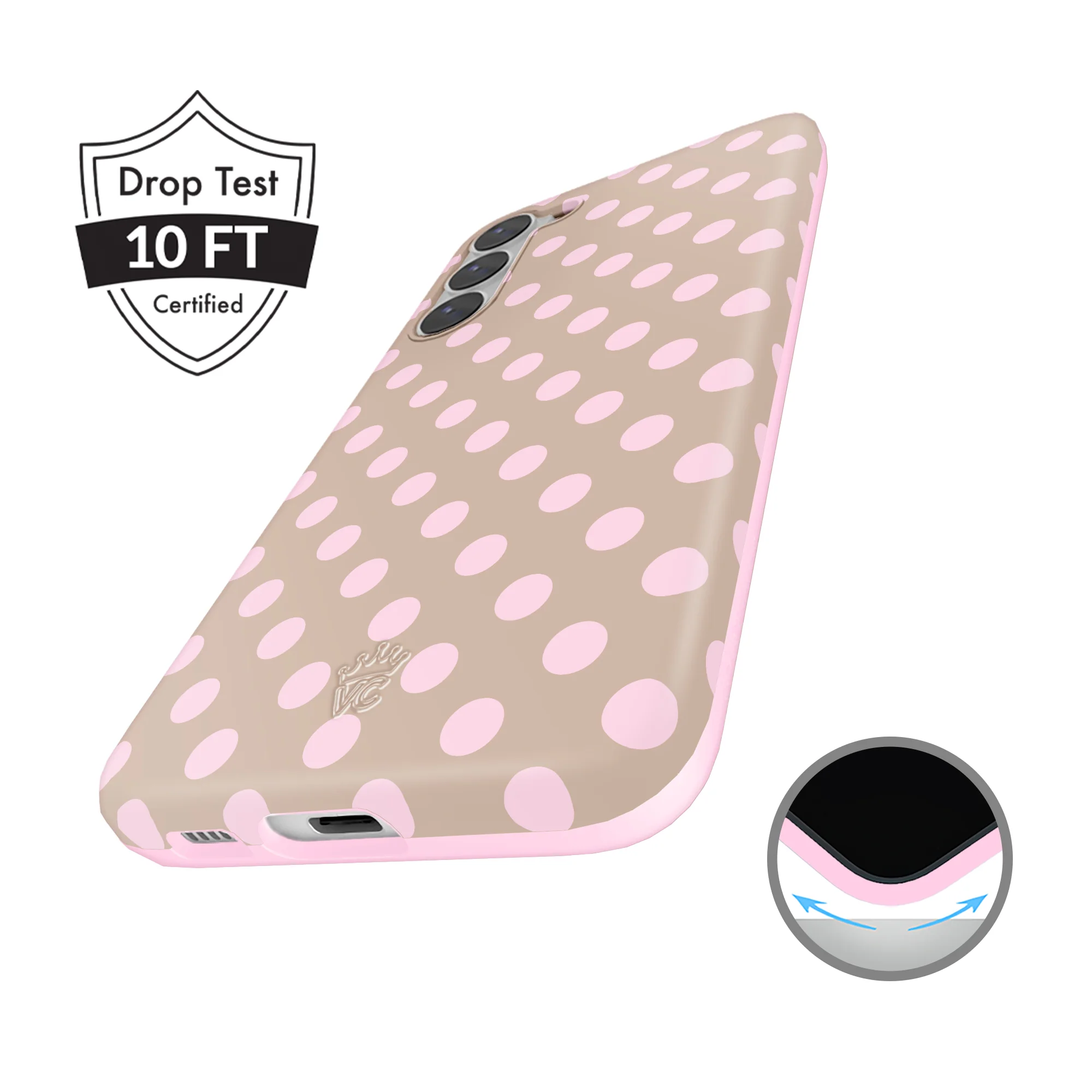 Brown Sugar Polka Dot Samsung Case - Image 17