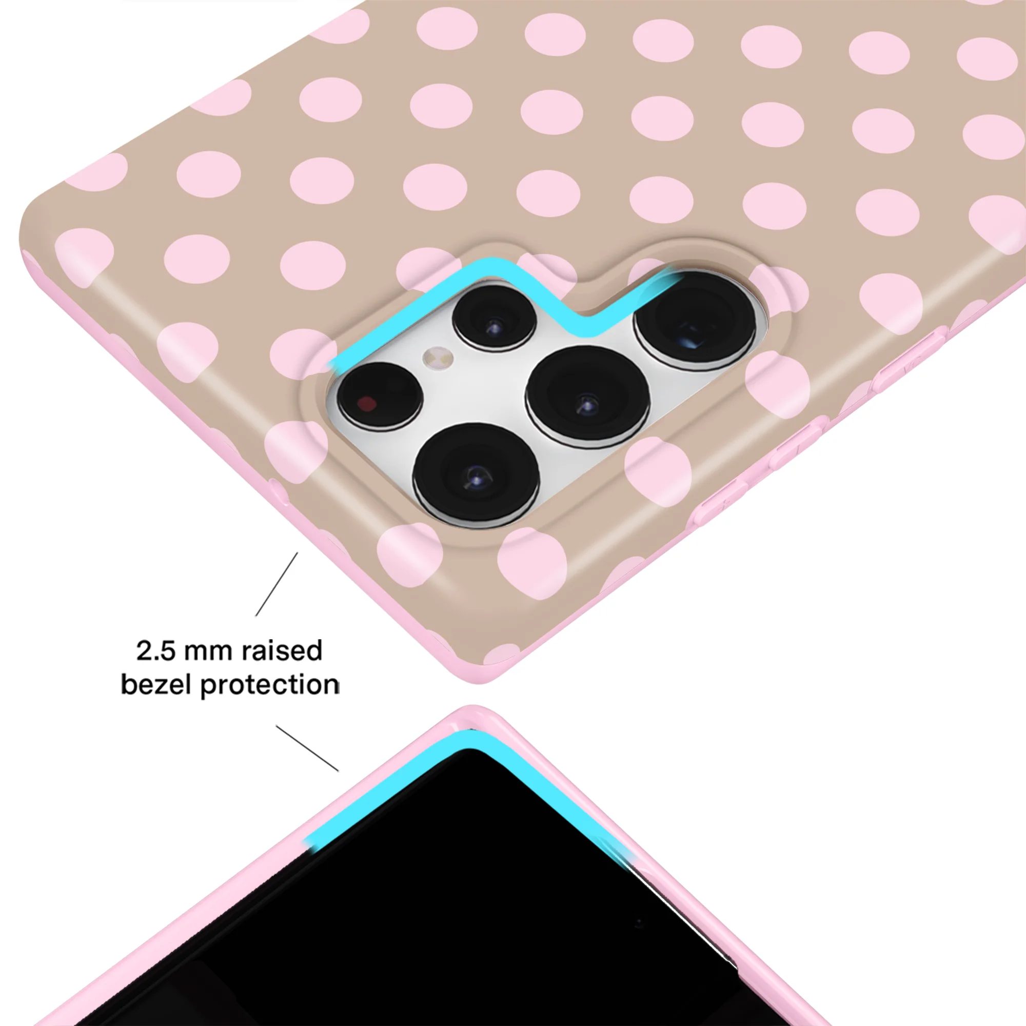Brown Sugar Polka Dot Samsung Case - Image 28
