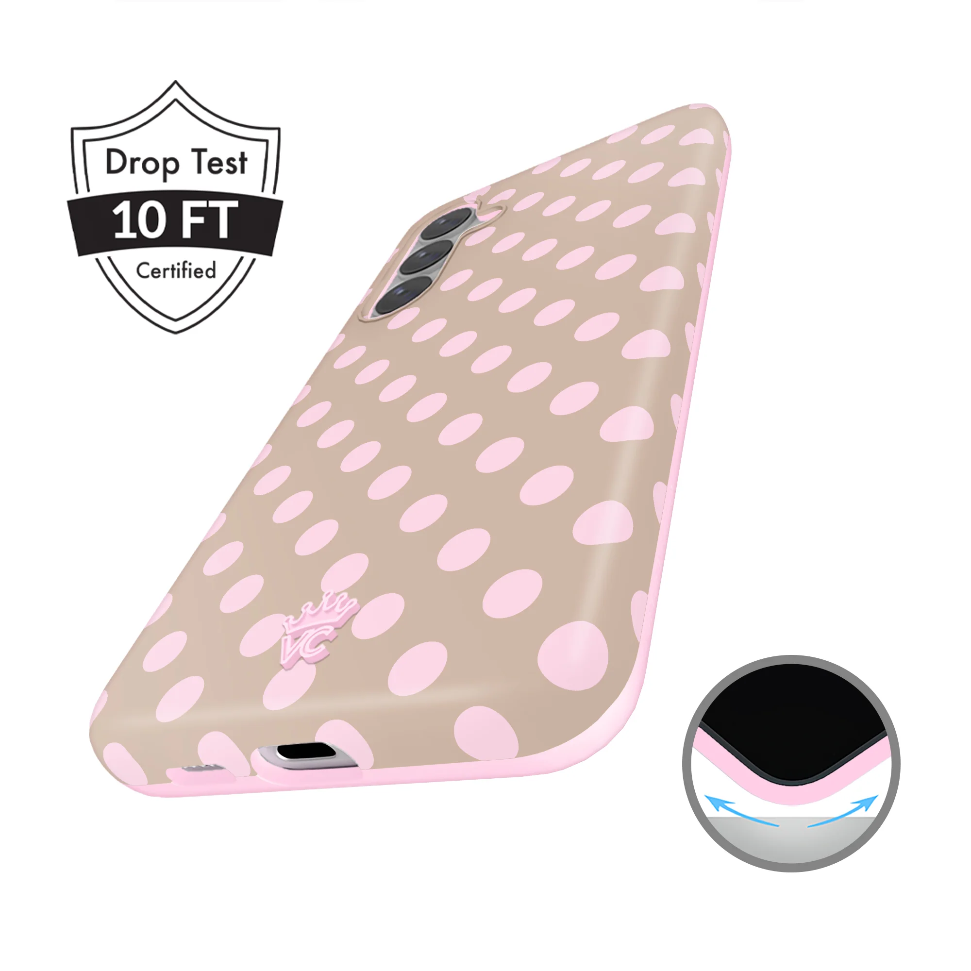 Brown Sugar Polka Dot Samsung Case - Image 37