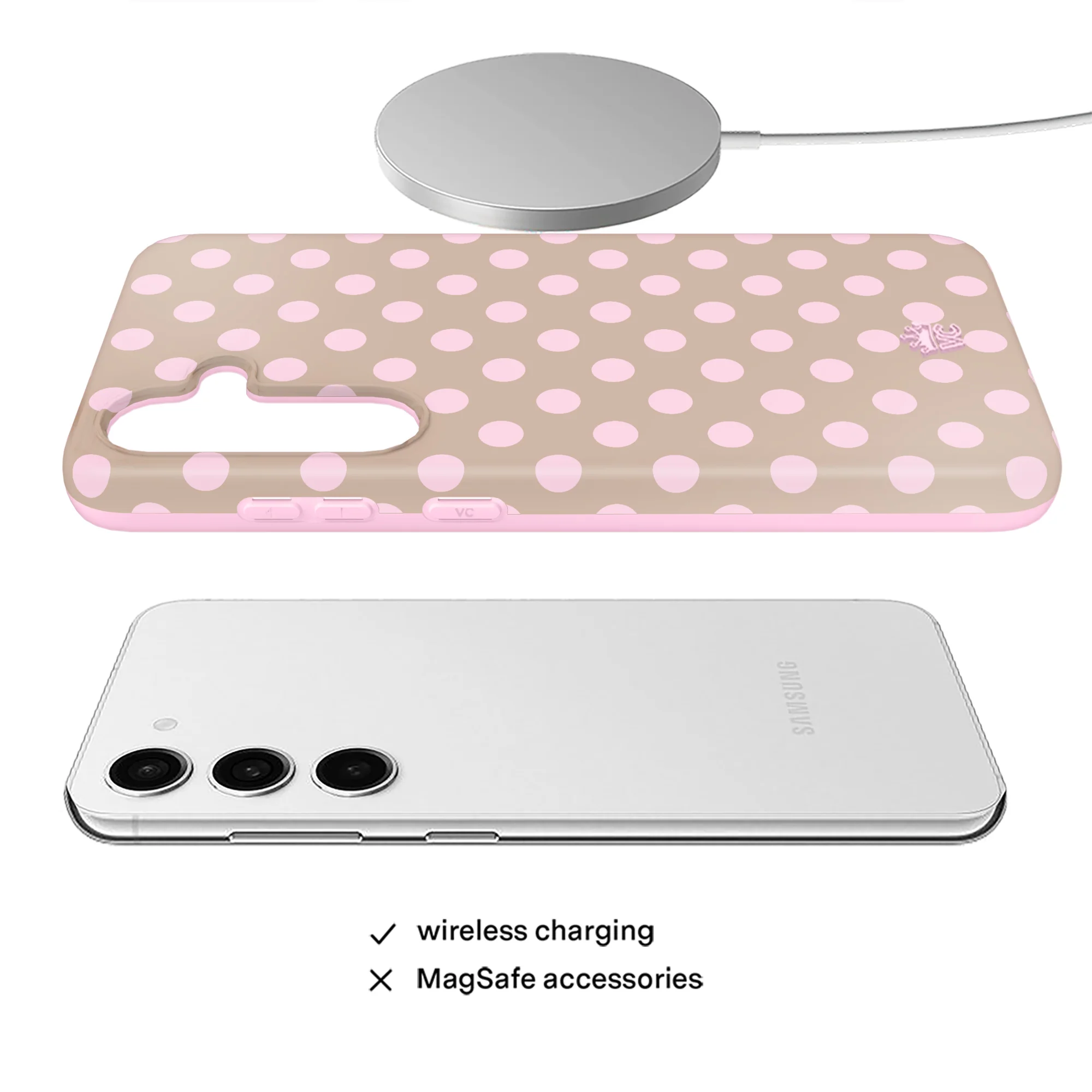 Brown Sugar Polka Dot Samsung Case - Image 39