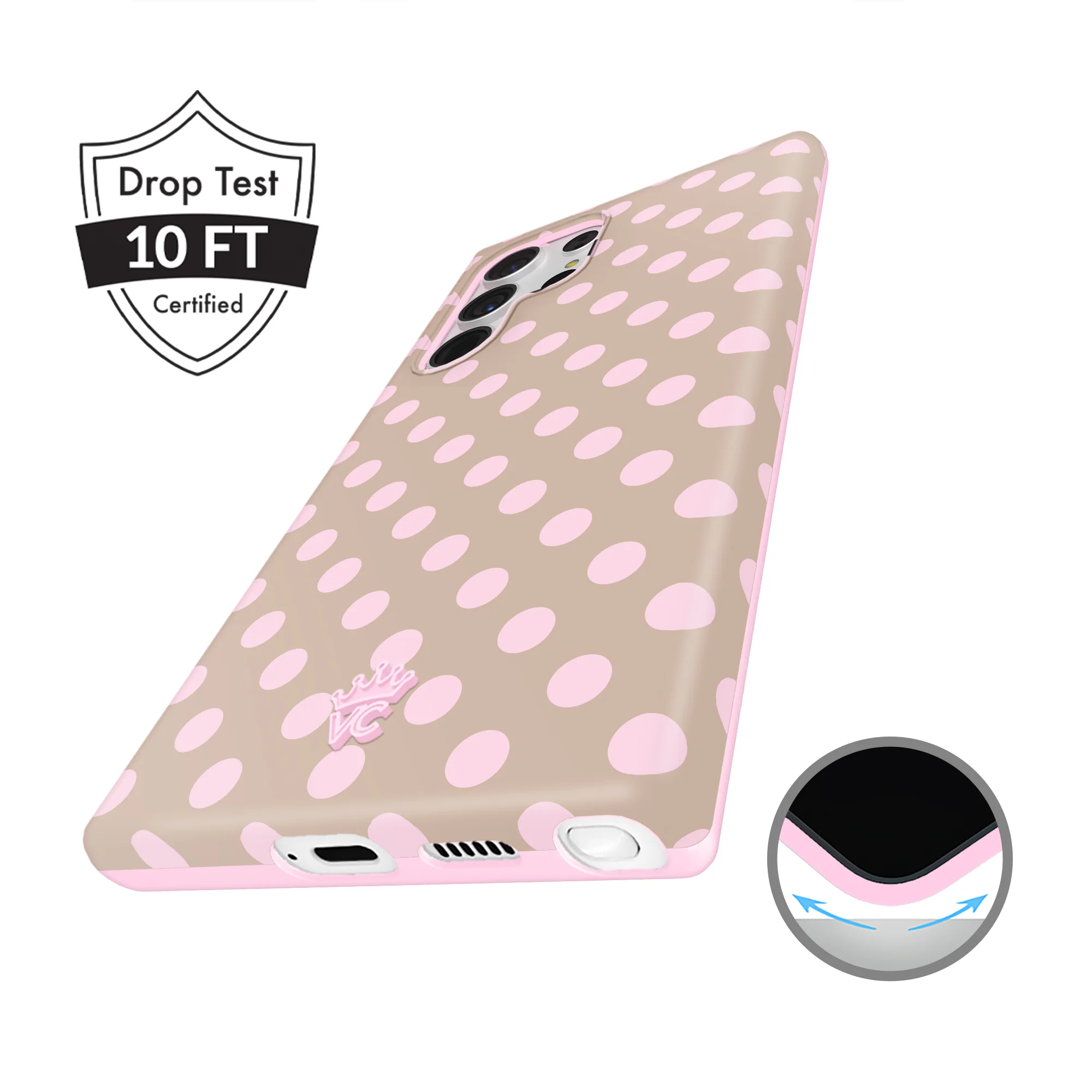 Brown Sugar Polka Dot Samsung Case - Image 42