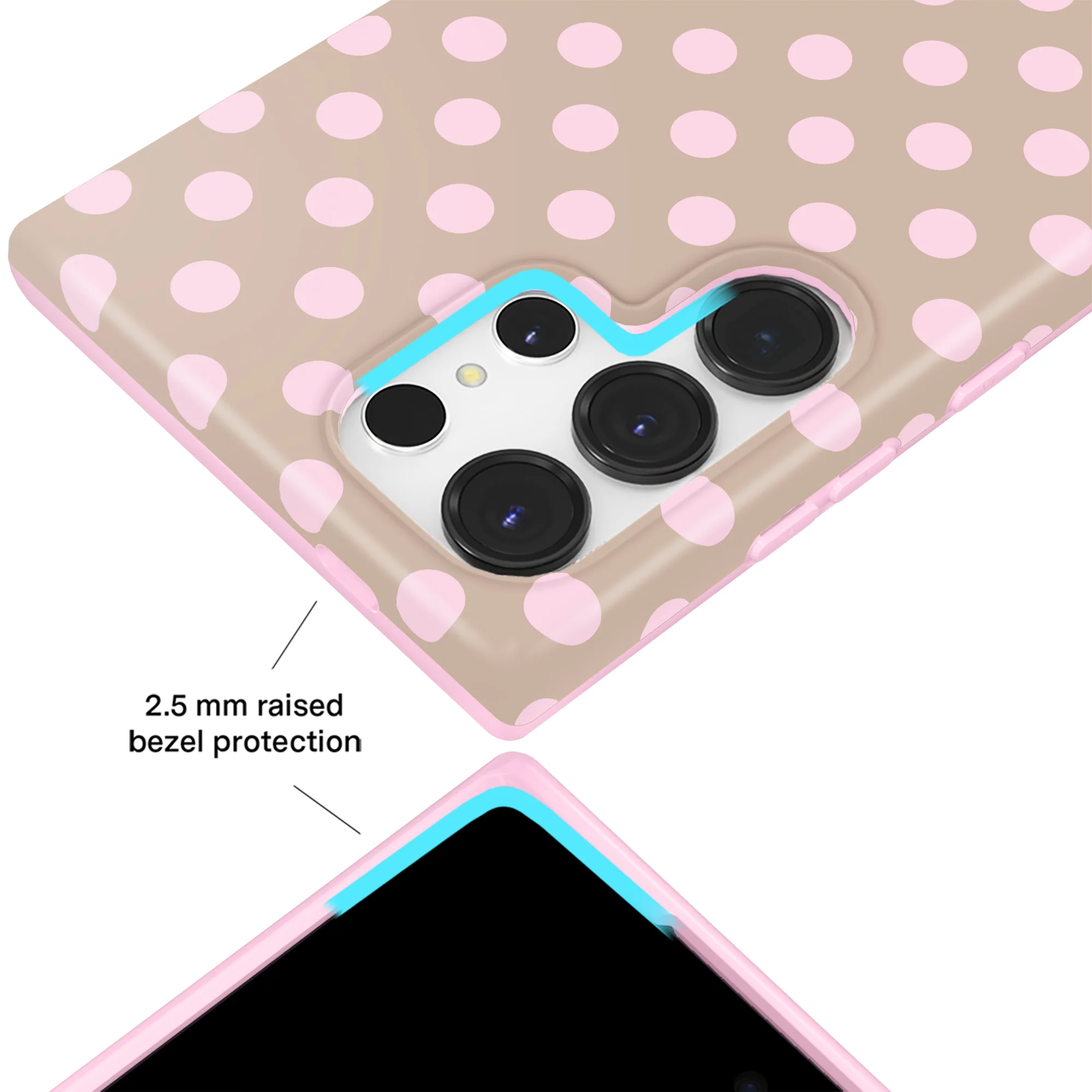 Brown Sugar Polka Dot Samsung Case - Image 43
