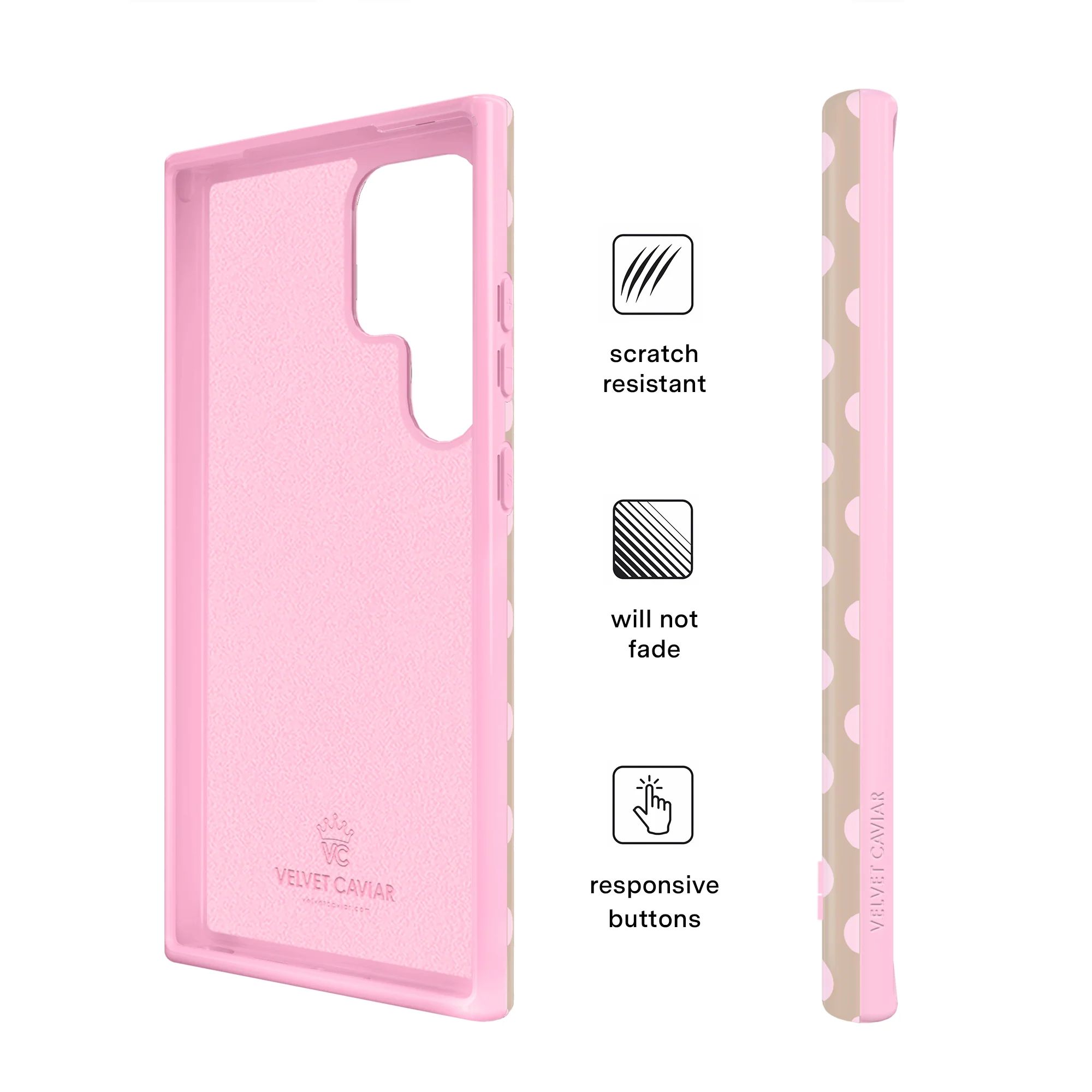 Brown Sugar Polka Dot Samsung Case - Image 45