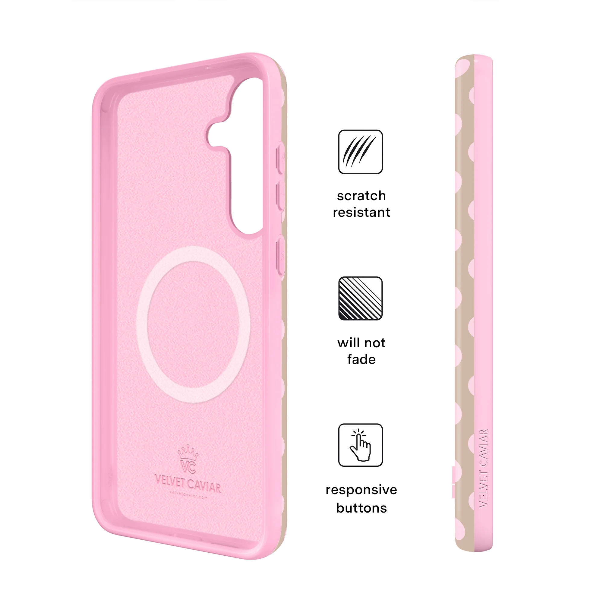 Brown Sugar Polka Dot Samsung Case - Image 50